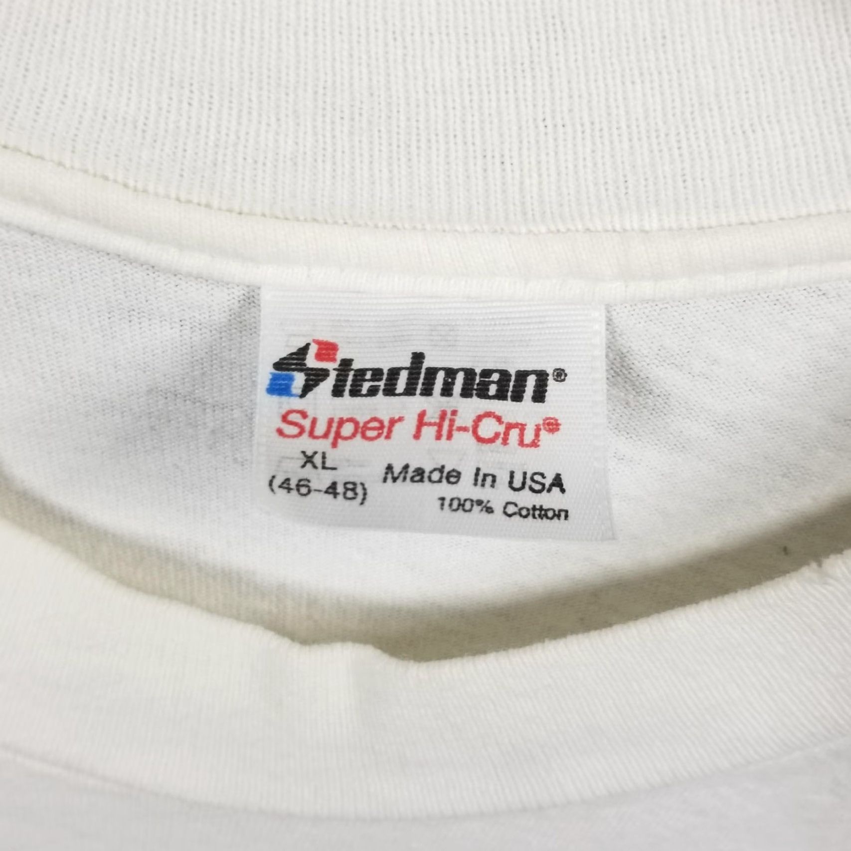 Vintage VINTAGE Quigmans 90s Men's XL Cotton Graphic Tee White Sportswear/Beach Comic Made in USA Size US XL / EU 56 / 4 - 4 Thumbnail