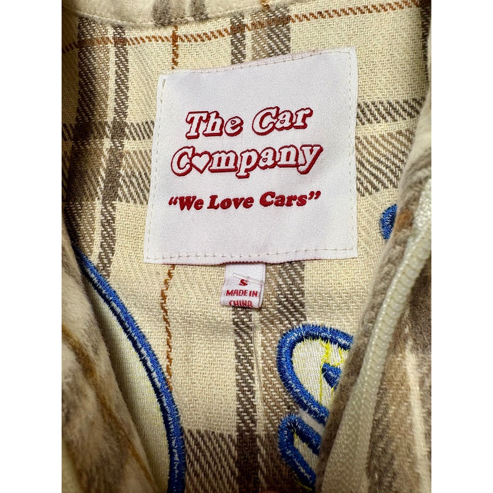 Other NWT Men's Small Flannel by The Car Company in Cream/Brown. Size US S / EU 44-46 / 1 - 6 Thumbnail