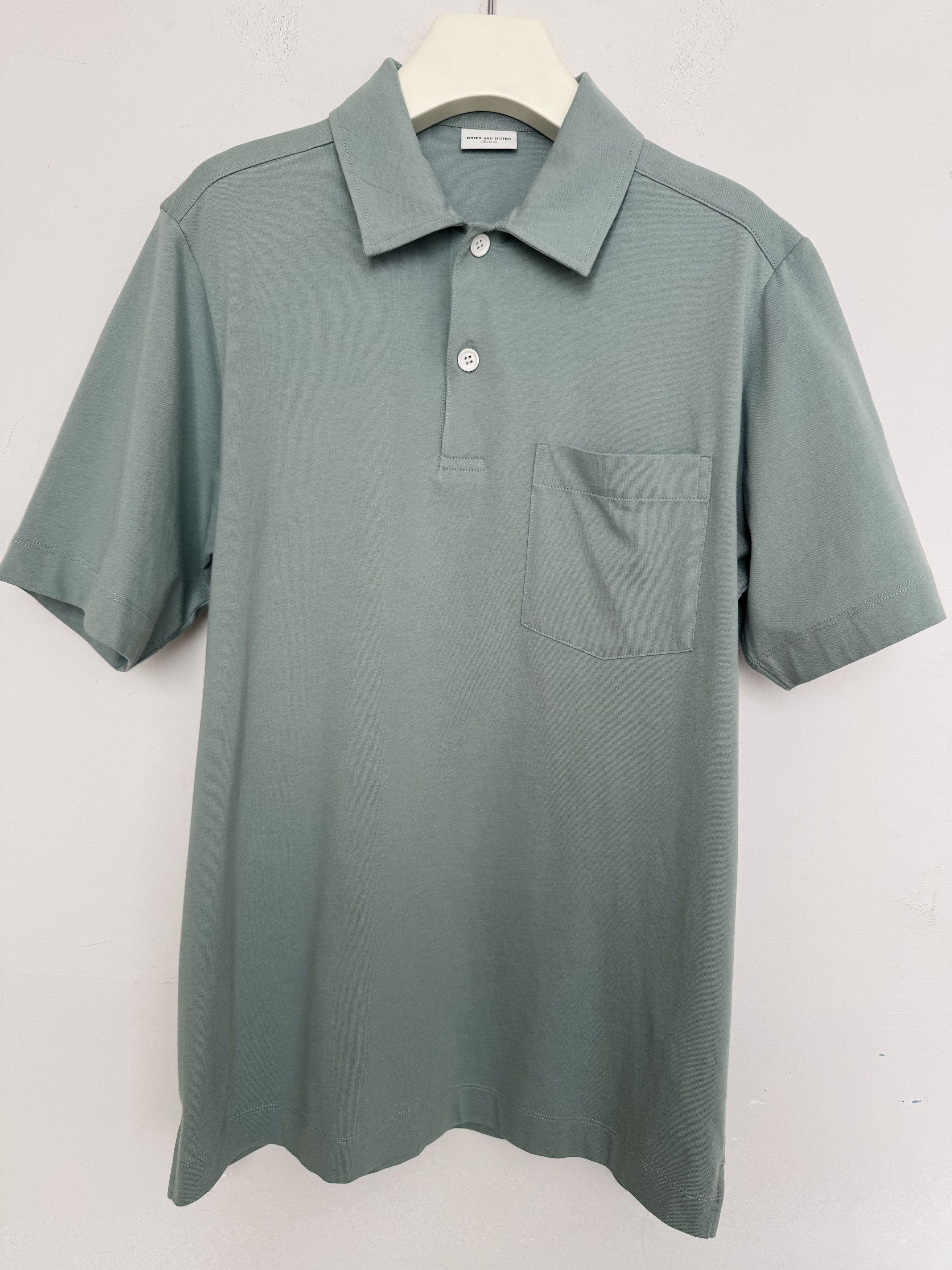 Dries Van Noten Dries Van Noten Helder Cotton Polo Size US M / EU 48-50 / 2 - 1 Thumbnail