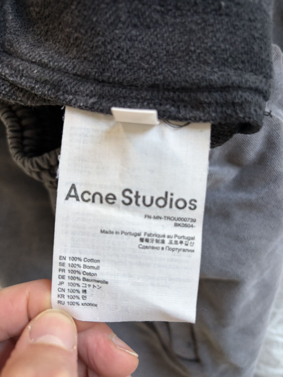 Acne Studios Acne Studios cotton sweatpants Size US 30 / EU 46 - 7 Thumbnail
