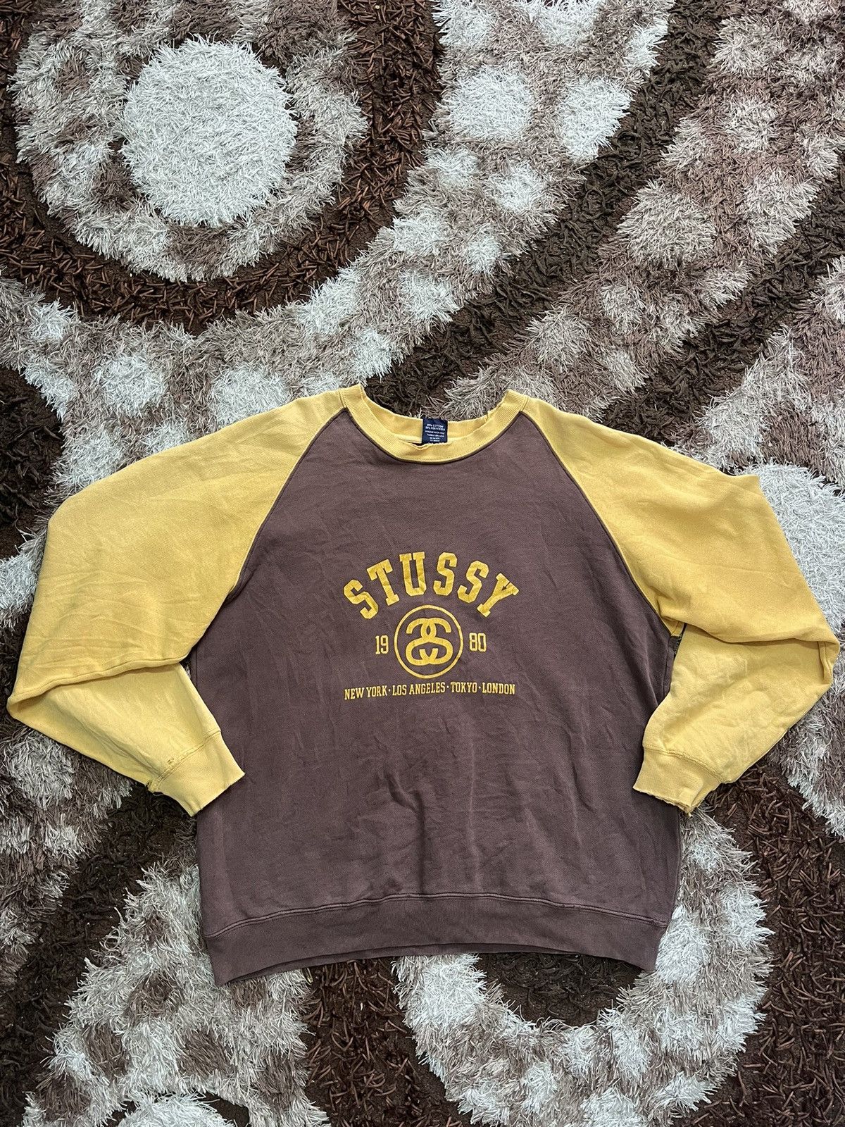 Stussy VINTAGE DISTRESSED STUSSY TOUR TEE VERY RARE Size US M / EU 48-50 / 2 - 1 Thumbnail