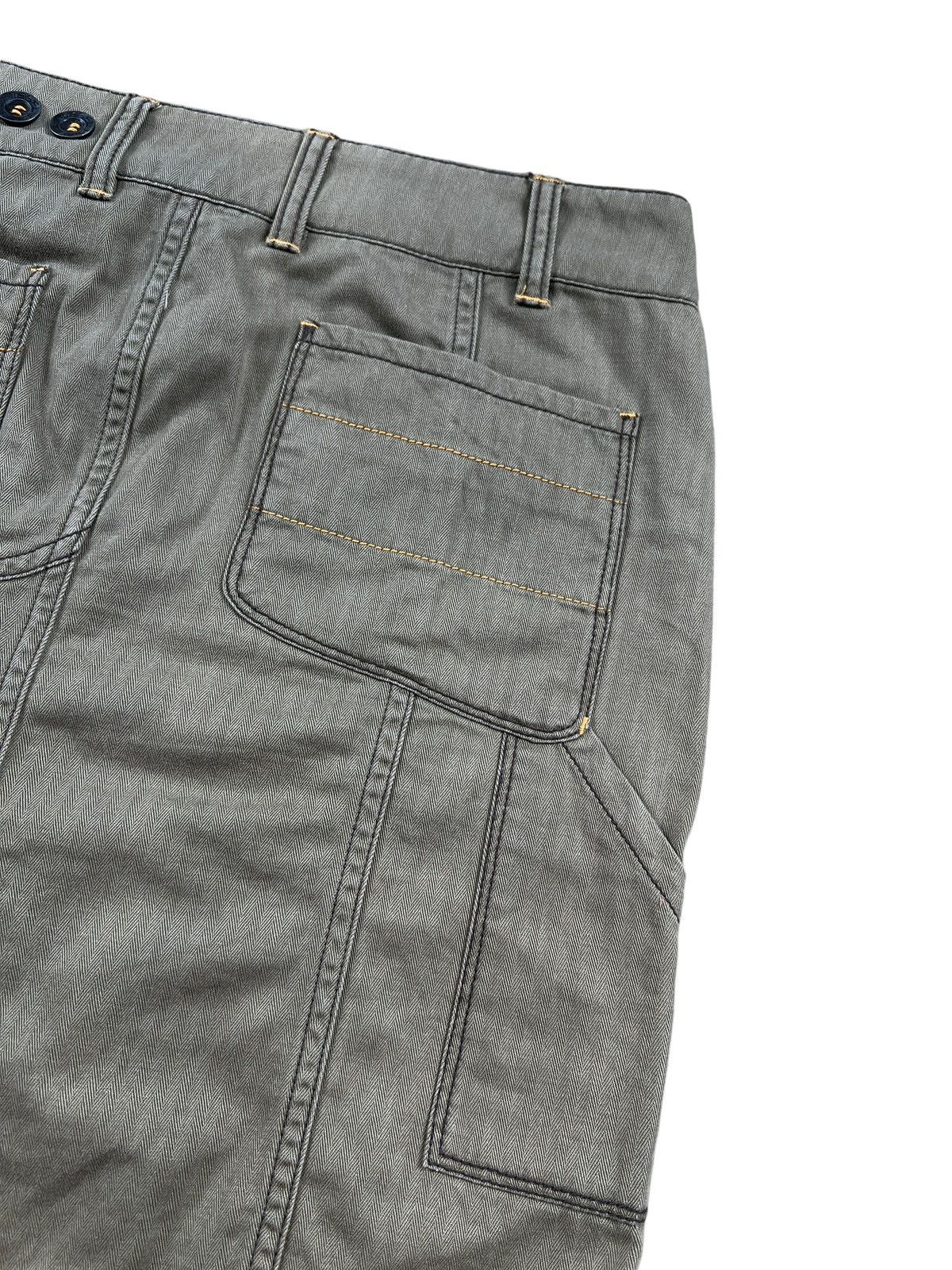 Diesel × Diesel Black Gold × Vintage Y2K Diesel Rebuilt Herringbone Twill Mini Skirt Size 30" / US 8 / IT 44 - 11 Thumbnail