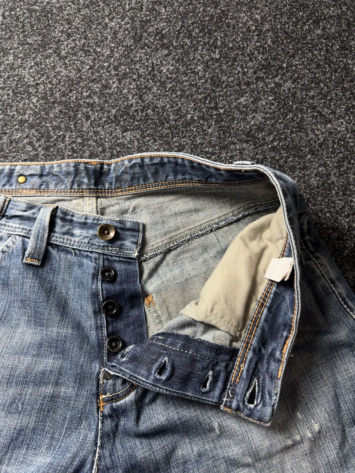 G-Star 00s Retro Y2K G-Star RAW Men’s Straight Leg Denim Jeans Size US 32 / EU 48 - 10 Thumbnail