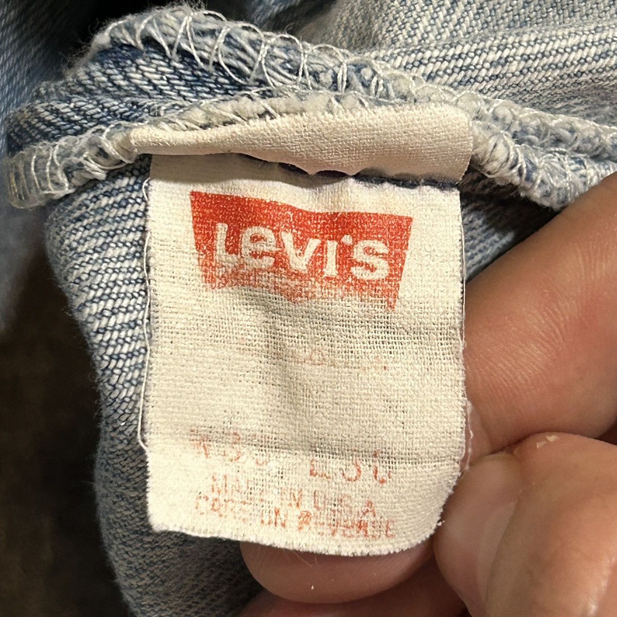 Levi's × Vintage 80’s Vintage Levi’s 501xx Made in USA Distressed Denim 32x28 Size US 32 / EU 48 - 8 Thumbnail
