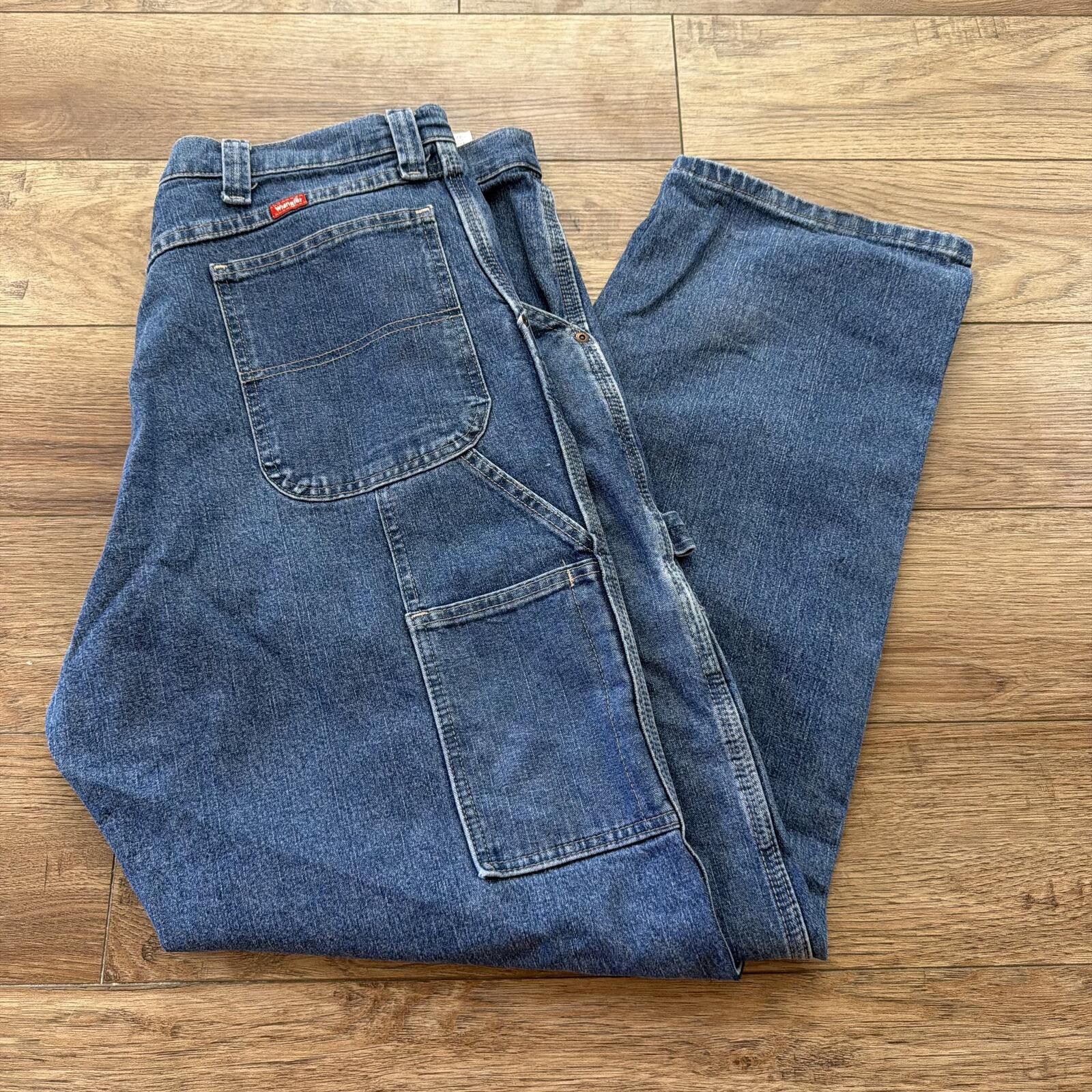 Wrangler Vintage Y2K Wrangler Carpenter Jeans Workwear Denim 38x34 Size US 38 / EU 54 - 1 Thumbnail