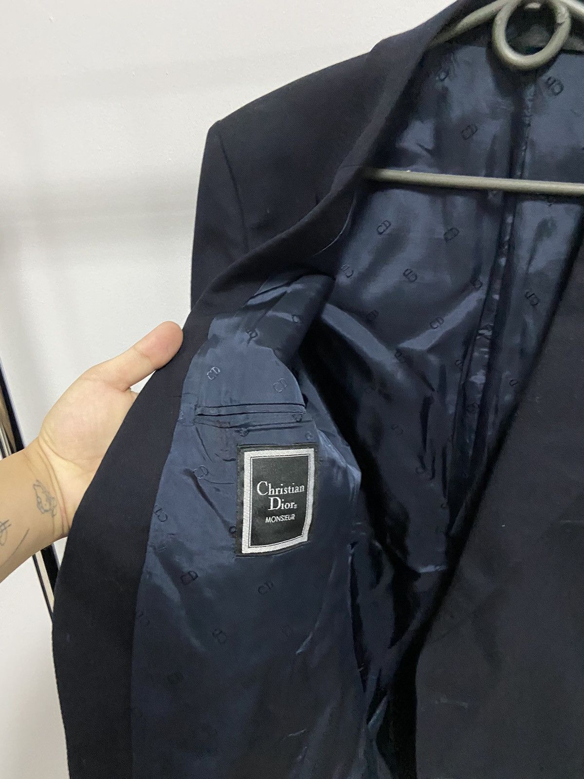 Christian Dior Monsieur Christian Dior Monsieur Blazer Vintage Luxury Size 40L - 6 Thumbnail