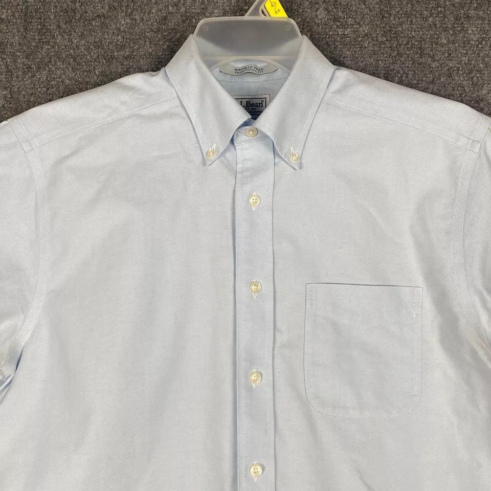 L.L. Bean LL Bean Button Down Shirt Men's 15 Regular Traditional Fit Size US M / EU 48-50 / 2 - 2 Thumbnail