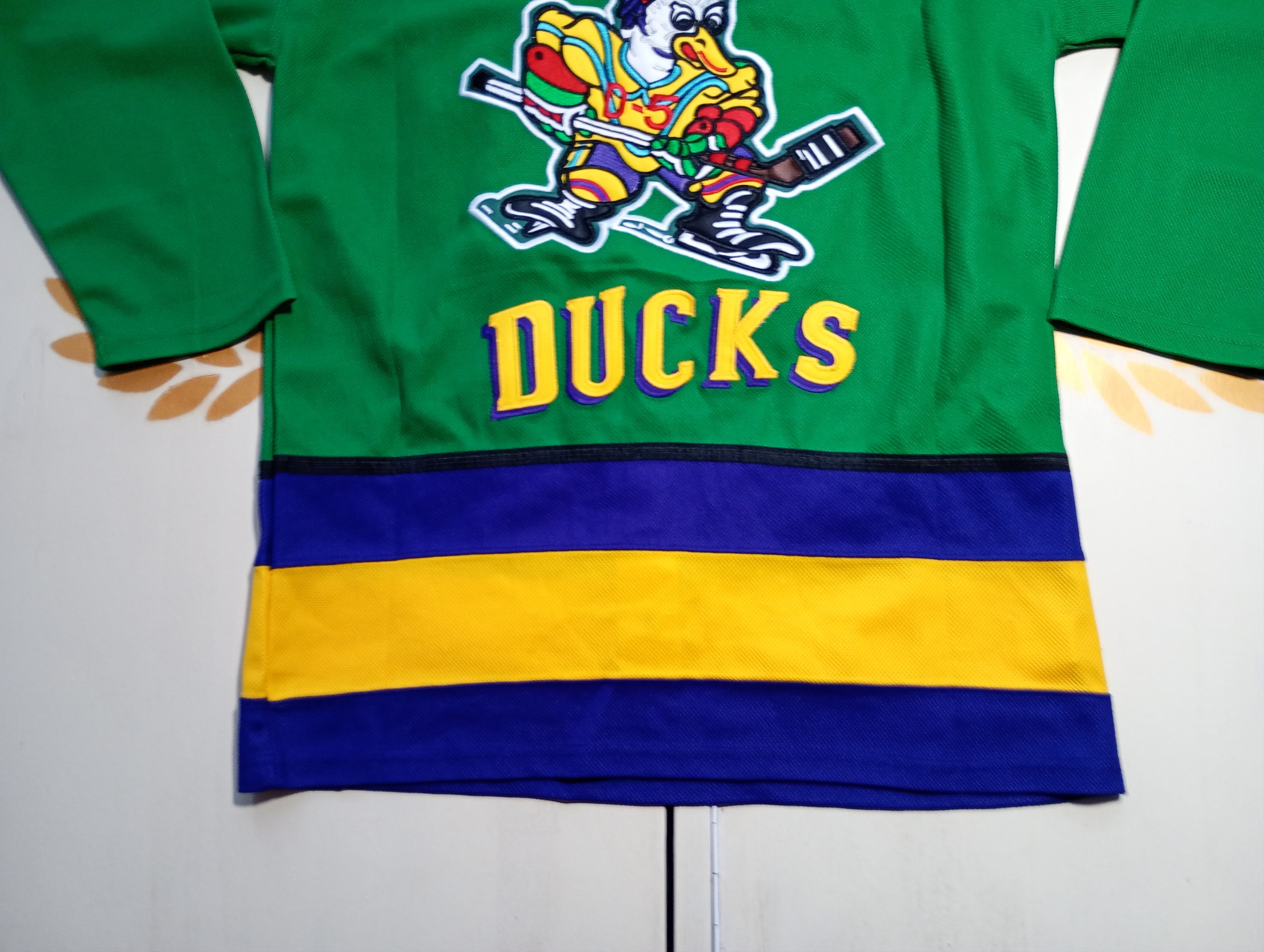 Vintage Ducks Hockey Jersey #33 Goldberg Vintage 90's Size US L / EU 52-54 / 3 - 3 Thumbnail
