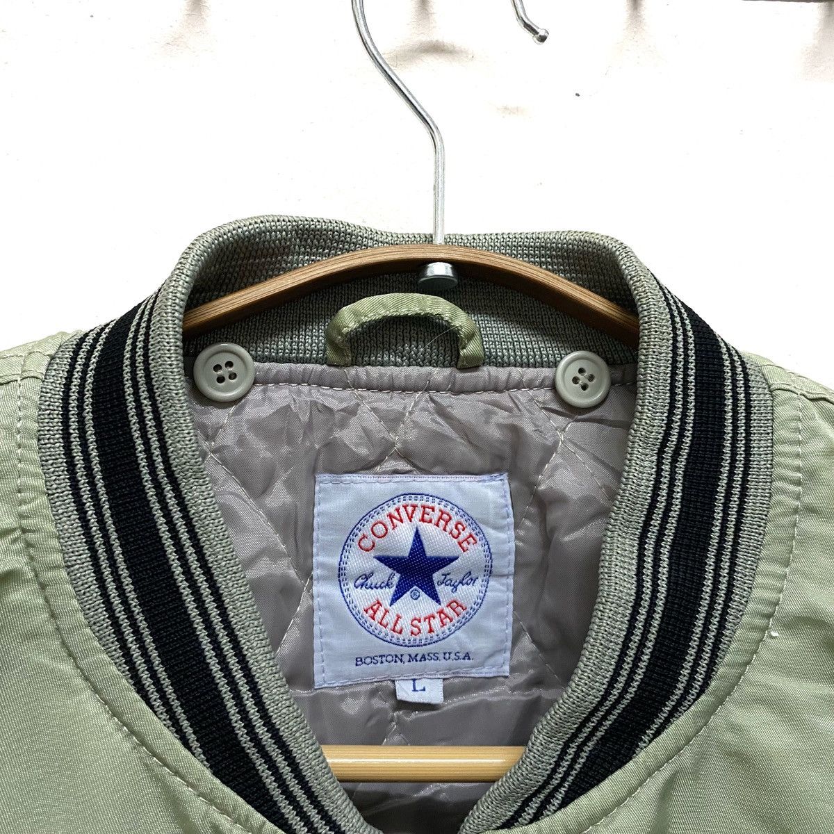 Converse Vintage Converse ALL STAR Bomber Jacket USA Size US L / EU 52-54 / 3 - 7 Thumbnail