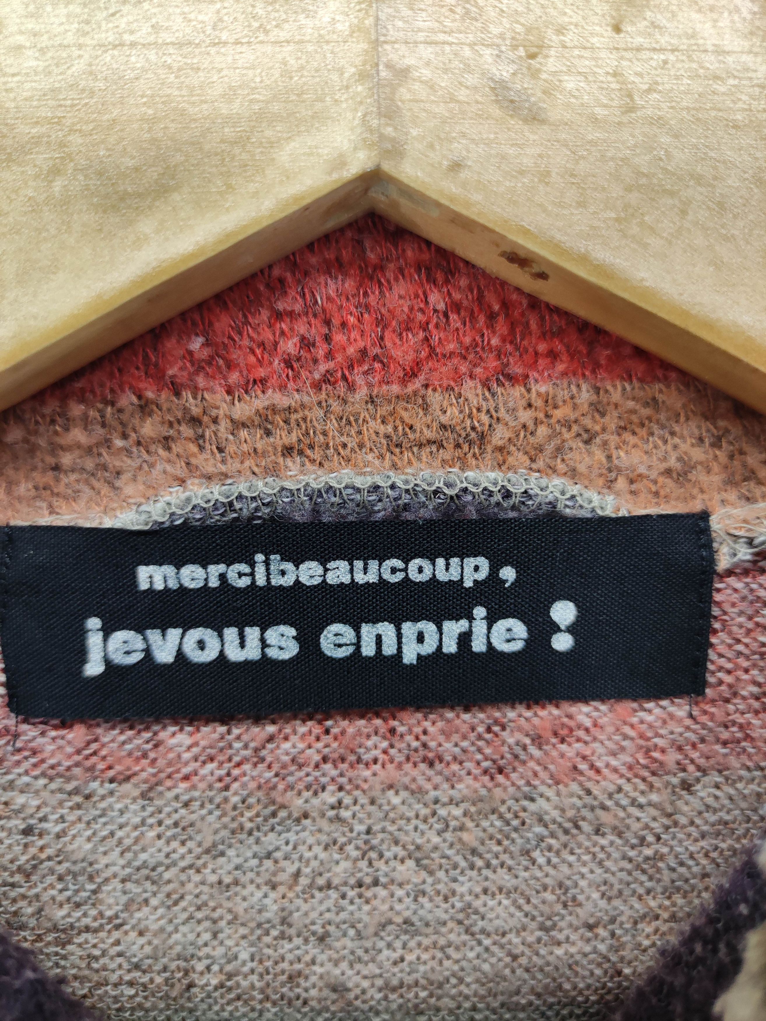 mercibeaucoup Vintage Mercibeaucoup Sweater Fleece Striped Zipper Size S / US 4 / IT 40 - 3 Thumbnail
