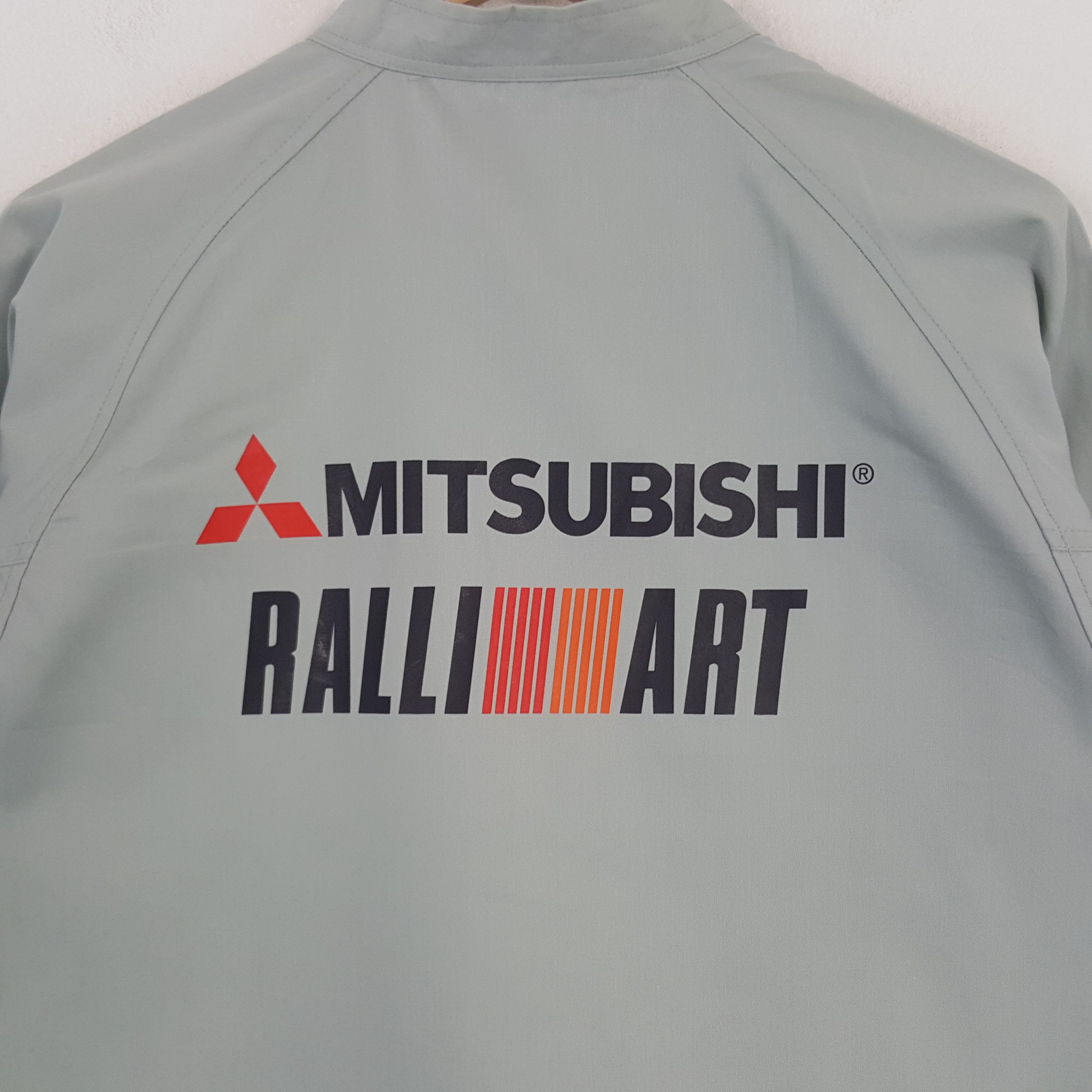 Japanese Brand × Vintage Vintage Mitsubishi Ralli Art Japanese Racing Custom Jacket Size US M / EU 48-50 / 2 - 2 Thumbnail
