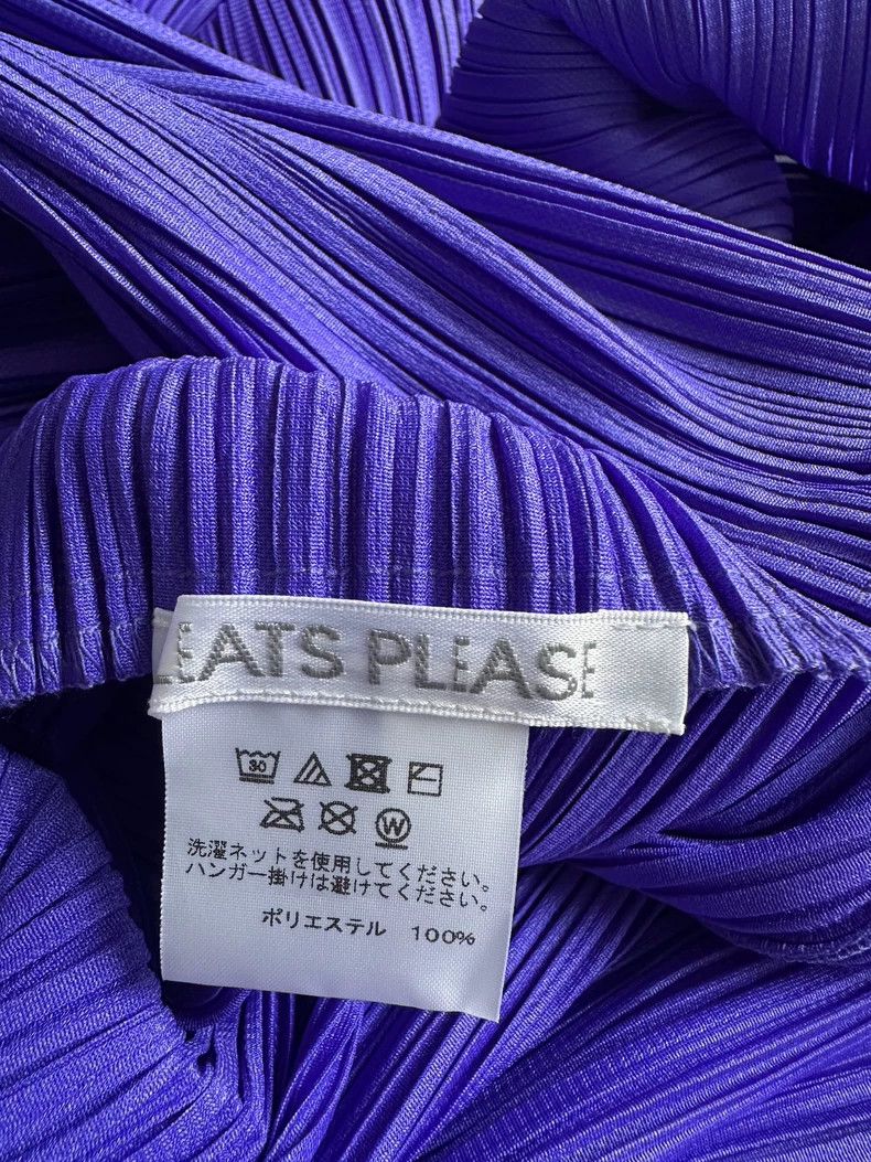 Issey Miyake Issey Miyake size:3 Blue and purple horizontal stripe spri Size XS / US 0-2 / IT 36-38 - 8 Thumbnail
