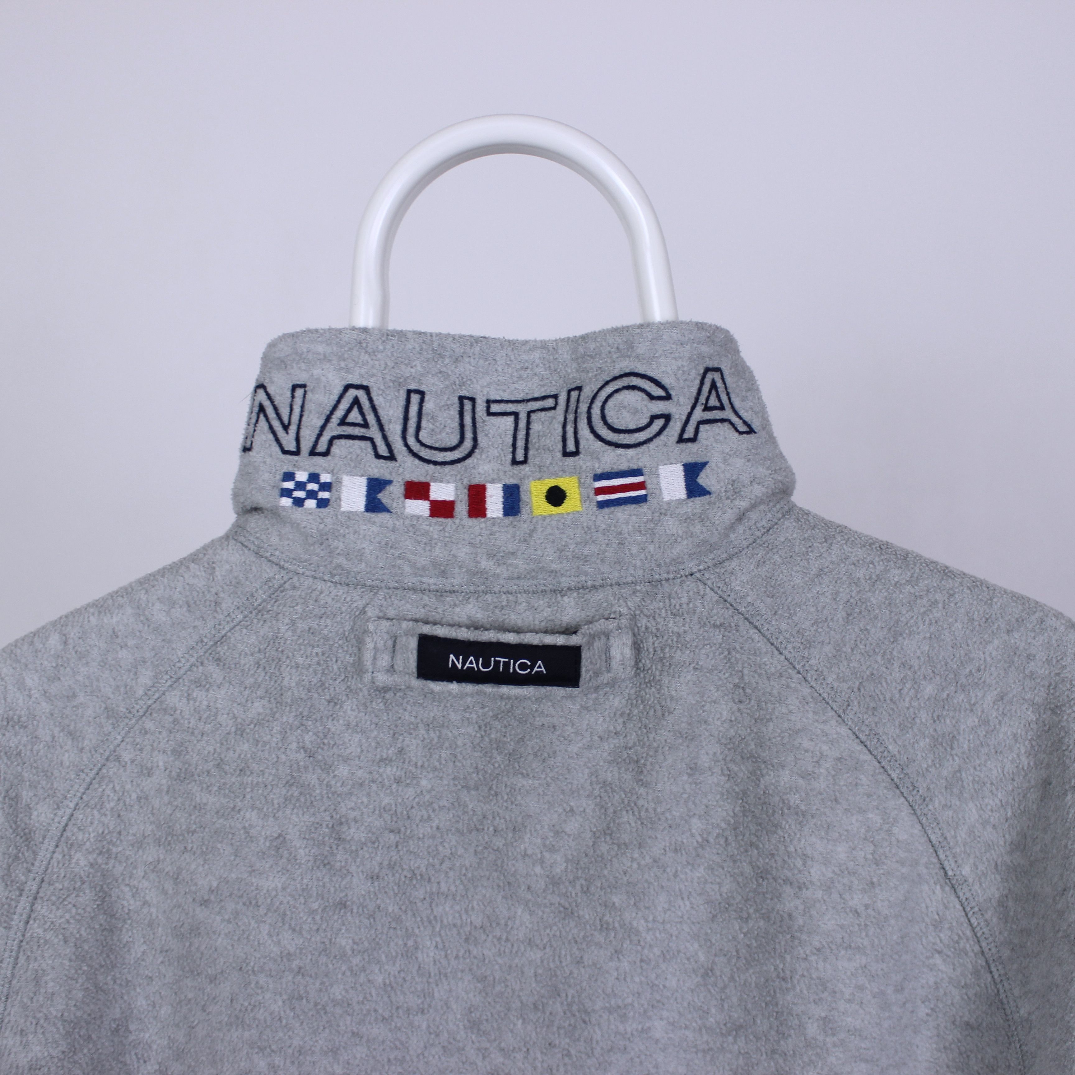 Nautica Nautica reversible jacket men M fleece nylon Size US M / EU 48-50 / 2 - 2 Thumbnail