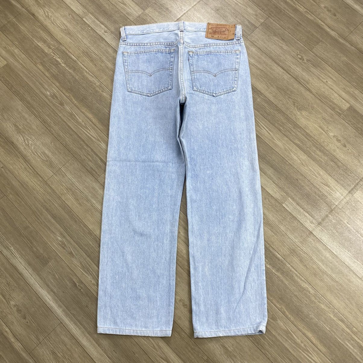 Levi's Vintage Clothing 1990s Vintage Levis 501 USA 34x36 Blue Jeans Size US 33 - 19 Thumbnail