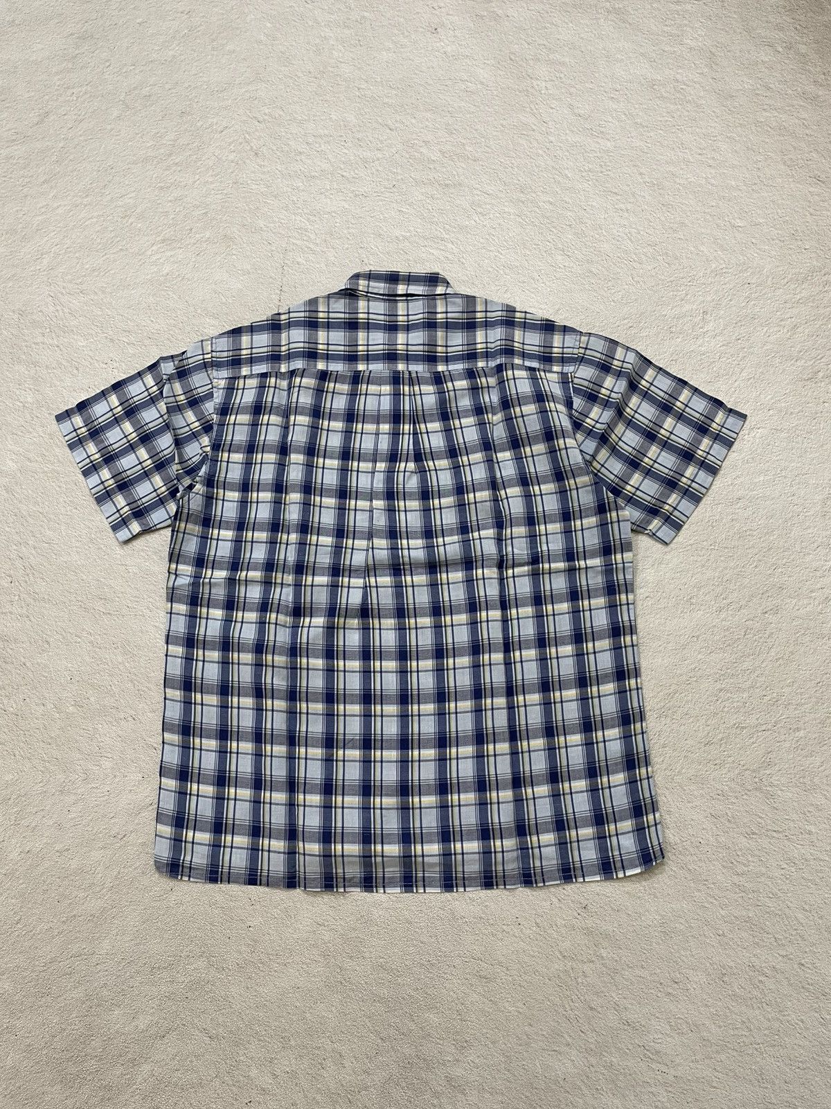 Yves Saint Laurent Vintage YSL Archival Plaid Short Shirt Y2K ifsix LGB Japan Size US L / EU 52-54 / 3 - 7 Thumbnail
