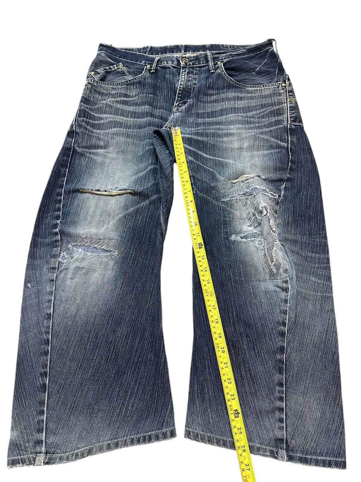 Other Edwin Exclusive Vintage Function Distressed Baggy Jeans Size US 36 / EU 52 - 14 Thumbnail