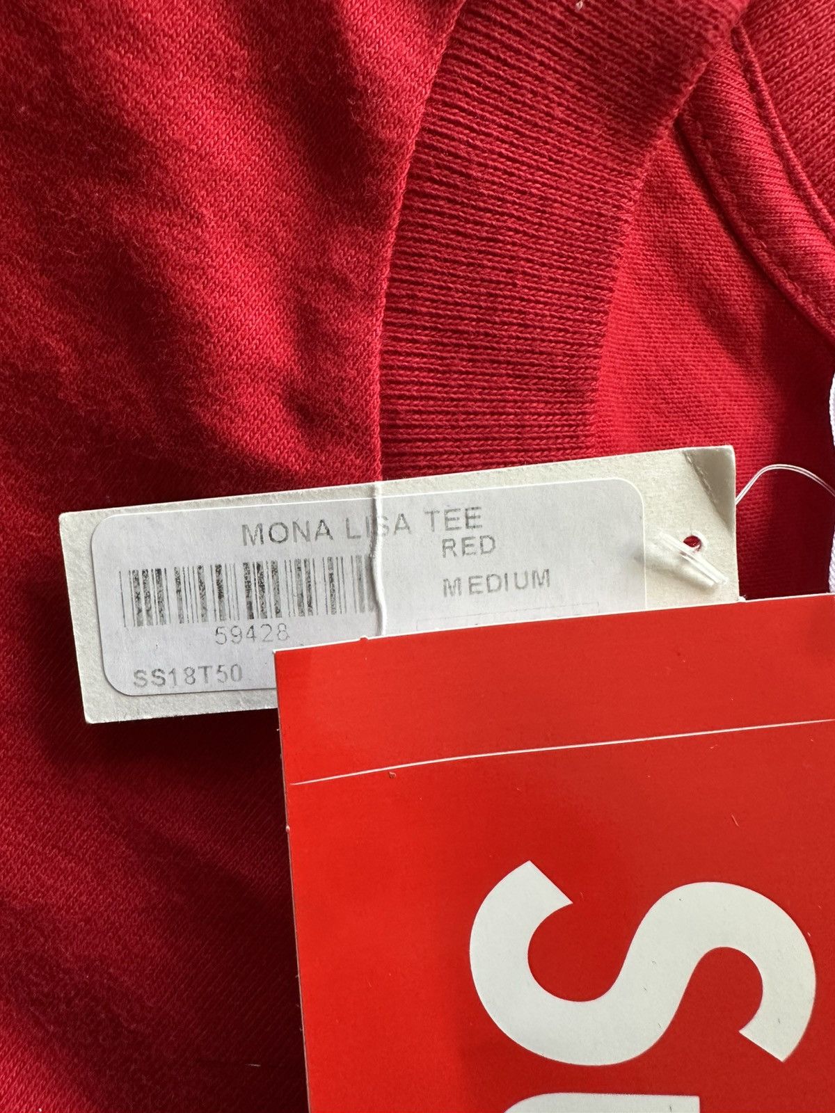 Supreme Supreme Mona Lisa Tee Red Medium Size US M / EU 48-50 / 2 - 6 Thumbnail