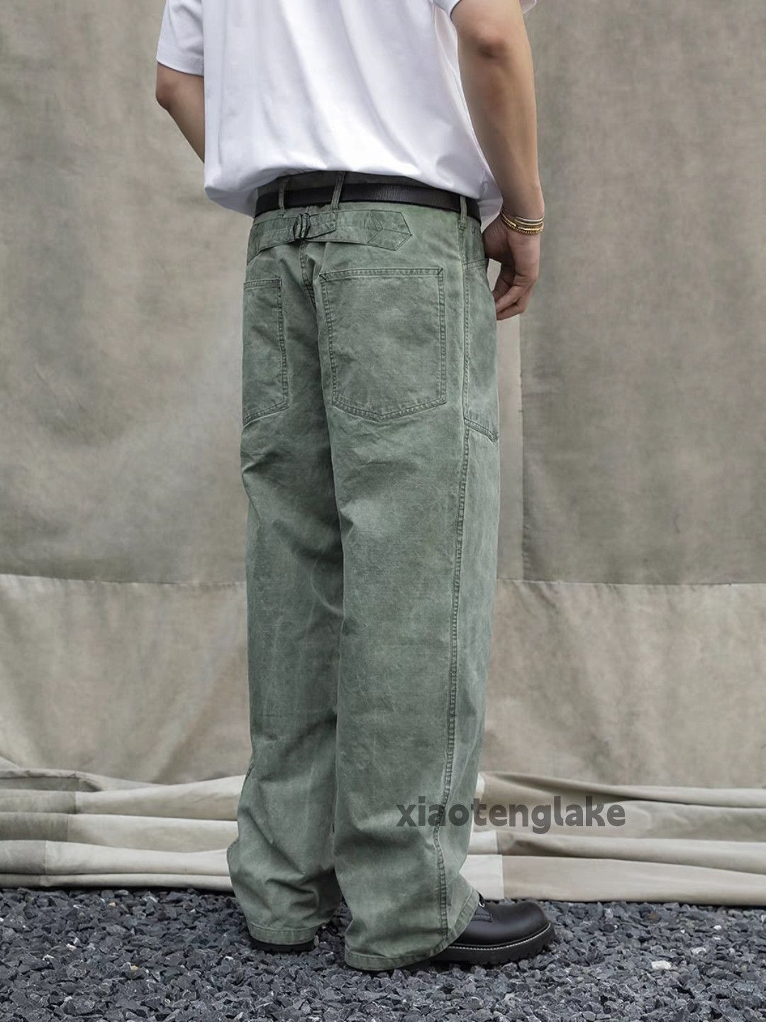 Vintage Unisex outdoor utility loose baggy hiphop work pants Size US 34 / EU 50 - 2 Thumbnail