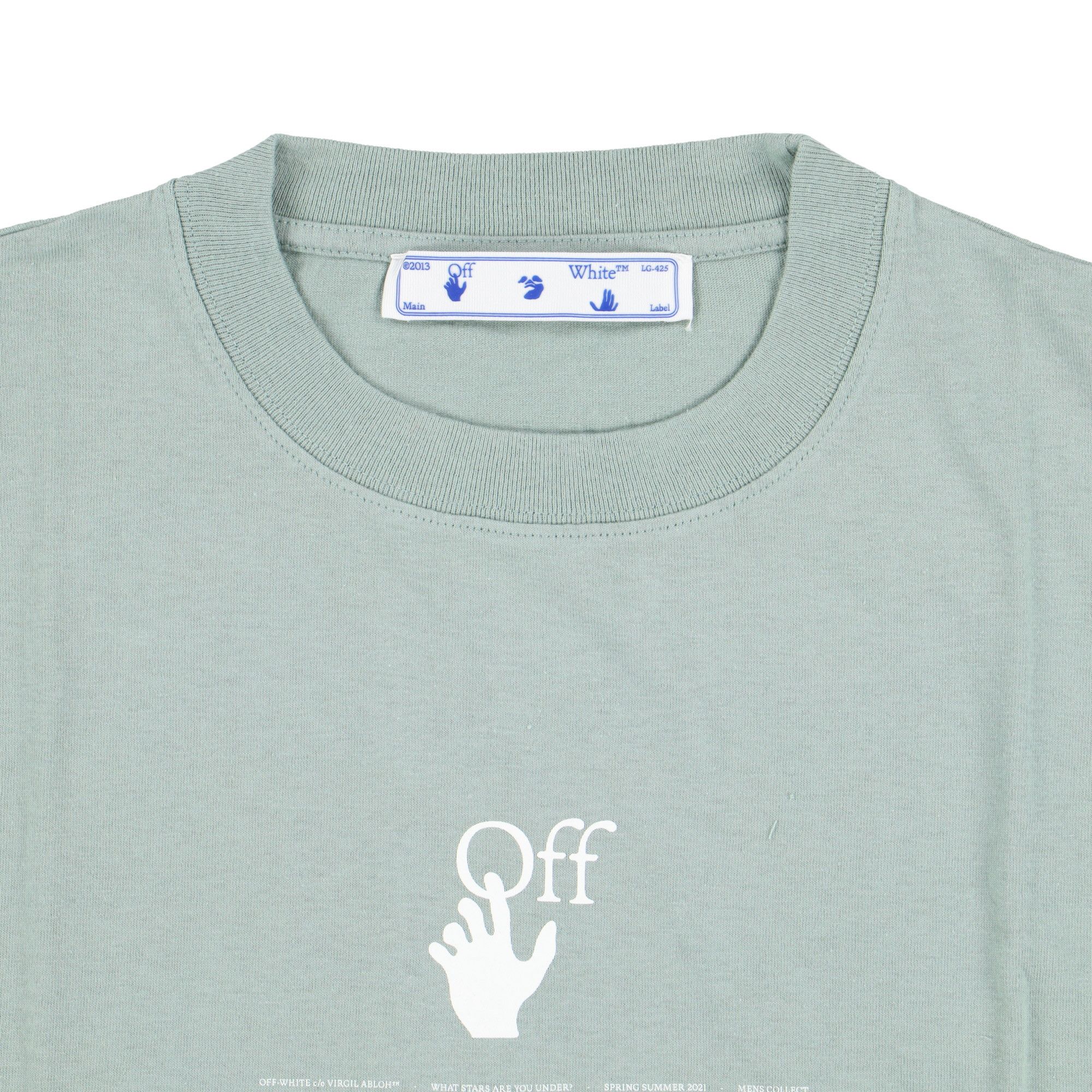 Off-White Jade Green Graff Logo Oversized T-Shirt Size US XXL / EU 58 / 5 - 6 Thumbnail