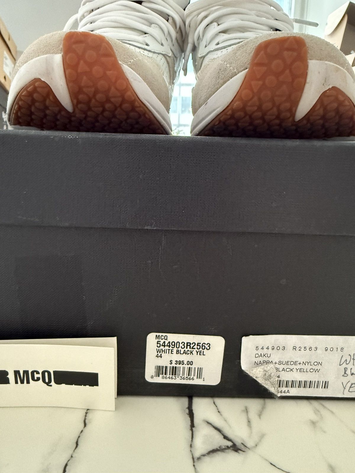 Alexander McQueen McQ Alexander McQueen White and Black Daku Sneakers Size US 10 / EU 43 - 9 Thumbnail