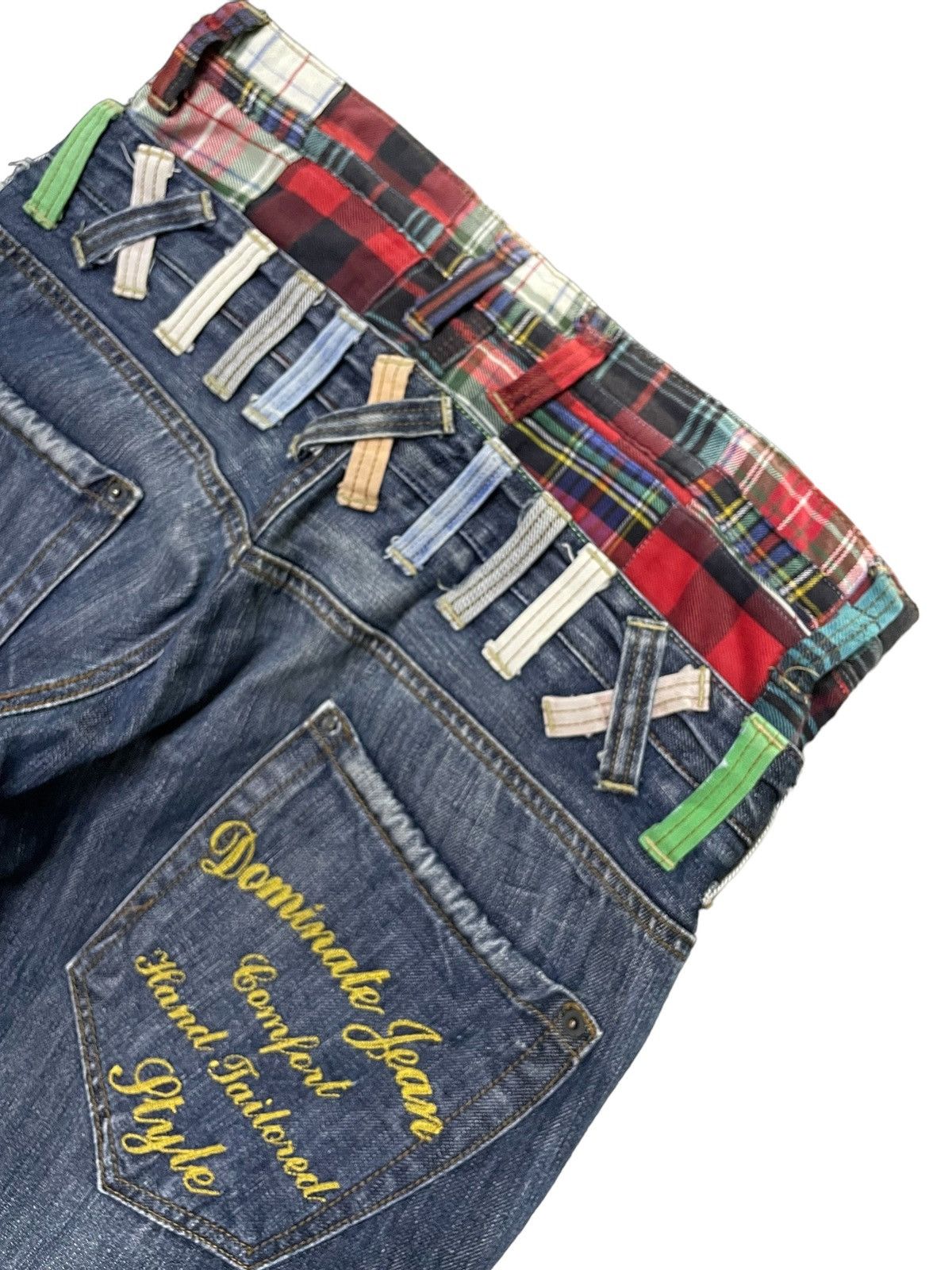 PPFM × semanticdesign Dominate Japan Double Waist Patch Work Double Lined Jeans Size US 32 / EU 48 - 14 Thumbnail