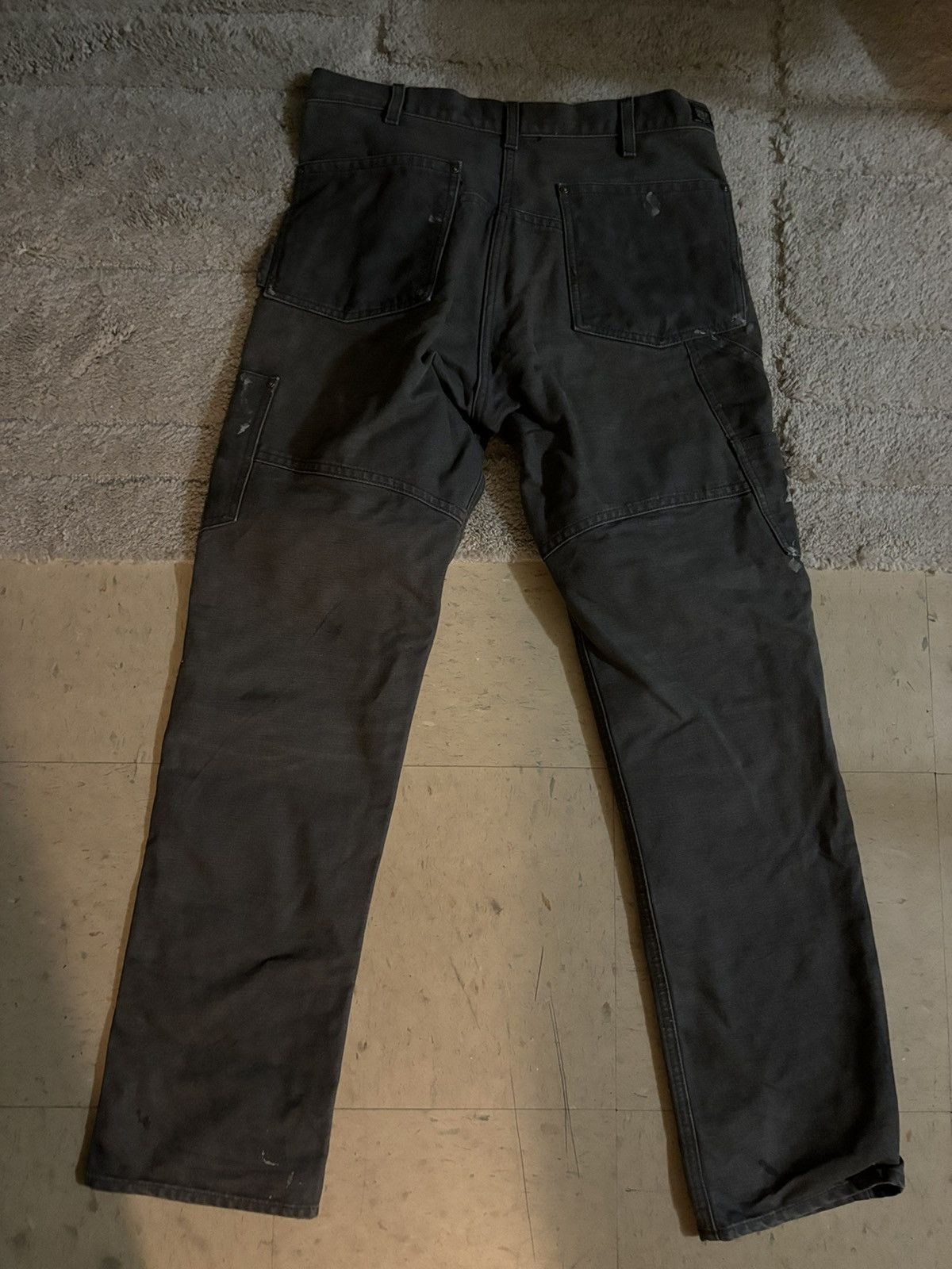 RRL Ralph Lauren Rrl distressed Grey engineer fit canvas Trouser Size US 30 / EU 46 - 7 Thumbnail