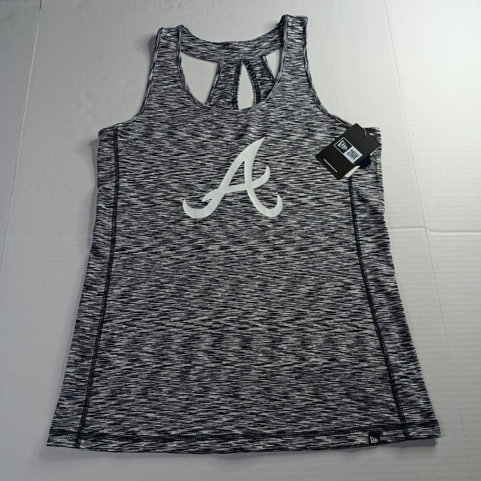 New Era Atlanta Braves MLB New Era Gray Racerback Tank Top Women's M Size M / US 6-8 / IT 42-44 - 1 Thumbnail