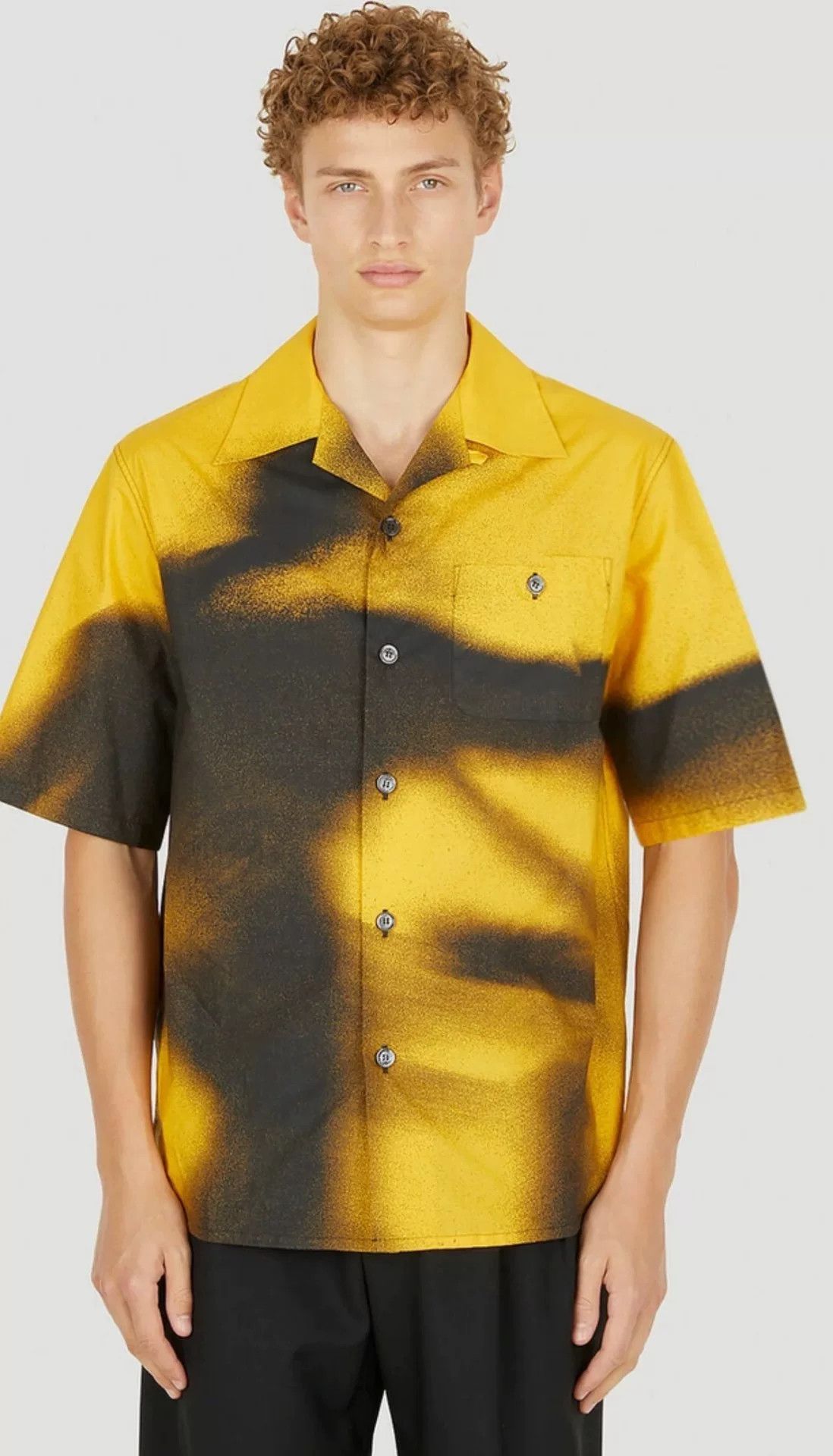 Alexander McQueen Alexander McQueen Graffiti Spray-Paint Shirt Size US M / EU 48-50 / 2 - 1 Thumbnail