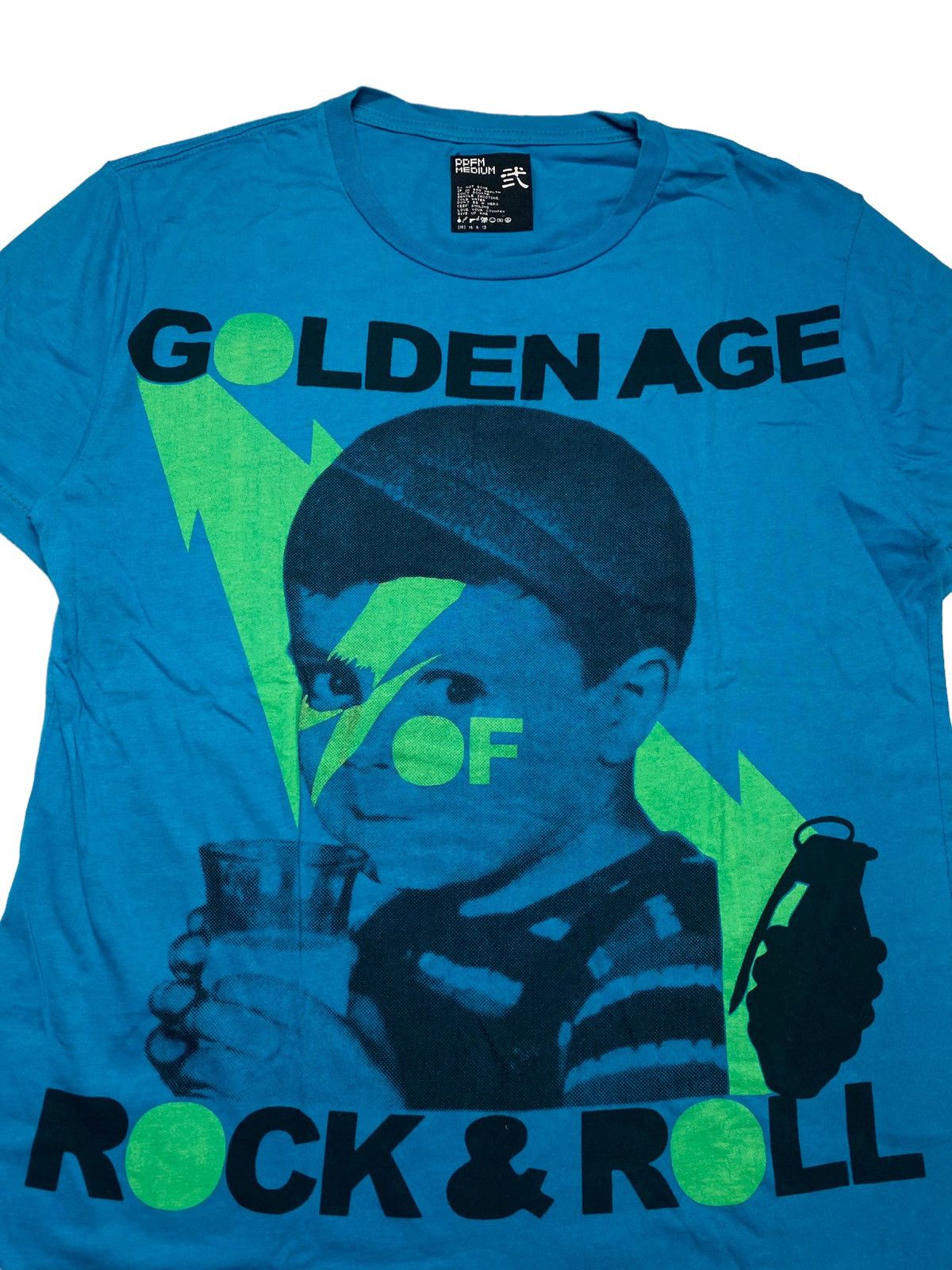 Japanese Brand × PPFM 2000s PPFM - Printed Baby Face T-Shirt Size US M / EU 48-50 / 2 - 2 Thumbnail