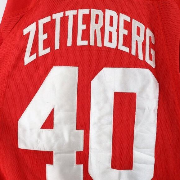 Reebok Vintage Reebok Zetterberg Detroit Red Wings Hockey Jersey Size US XXL / EU 58 / 5 - 11 Thumbnail