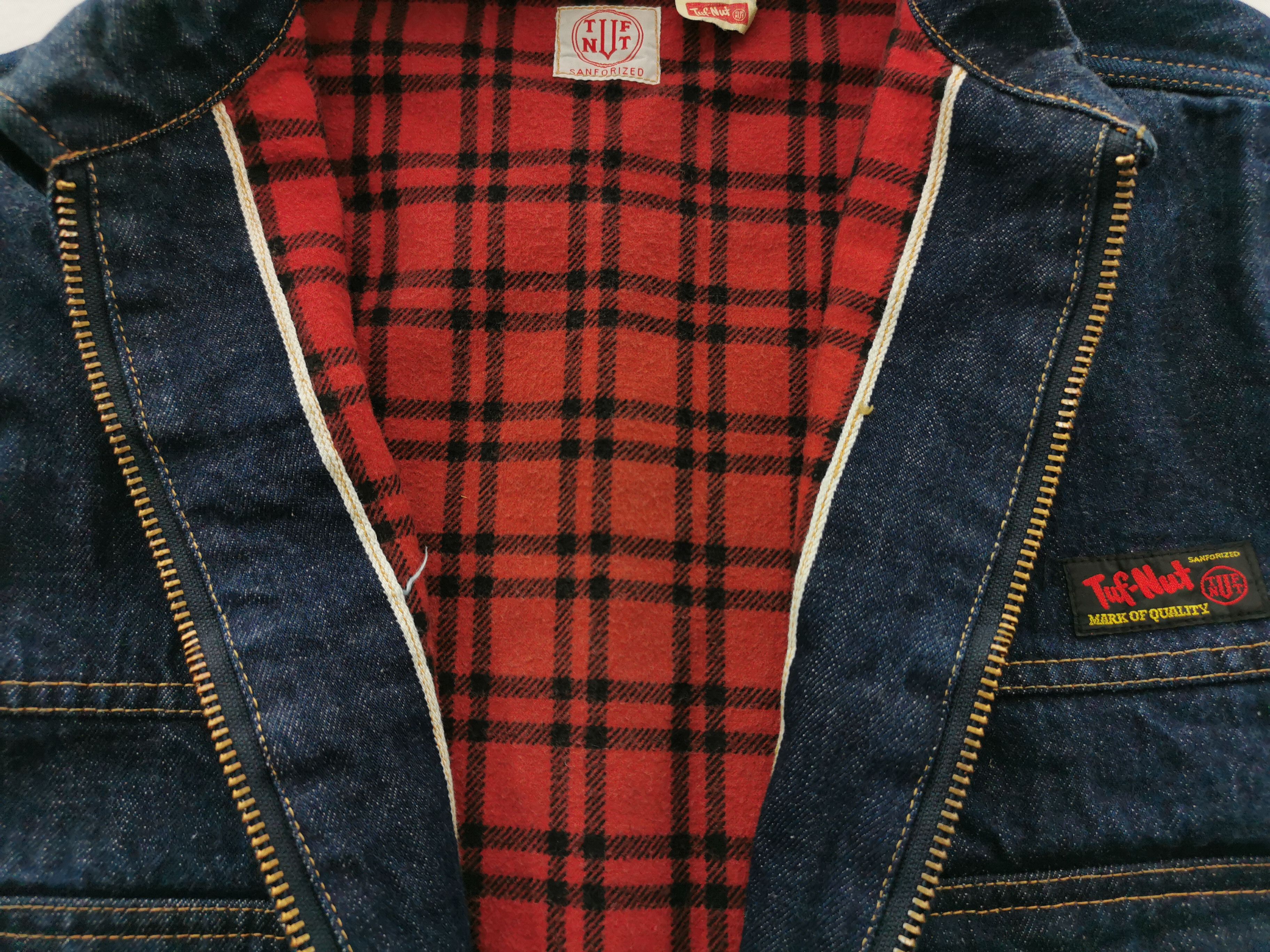 Vintage Vintage 90's Tuf-Nut Selvedge Denim Jeans Jacket Size M Size US M / EU 48-50 / 2 - 6 Thumbnail