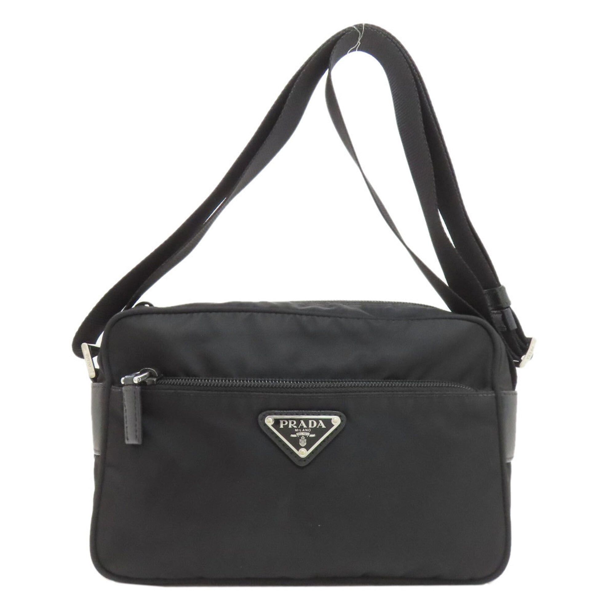 Prada Prada logo hardware shoulder bag, nylon, women's. Size ONE SIZE - 1 Thumbnail