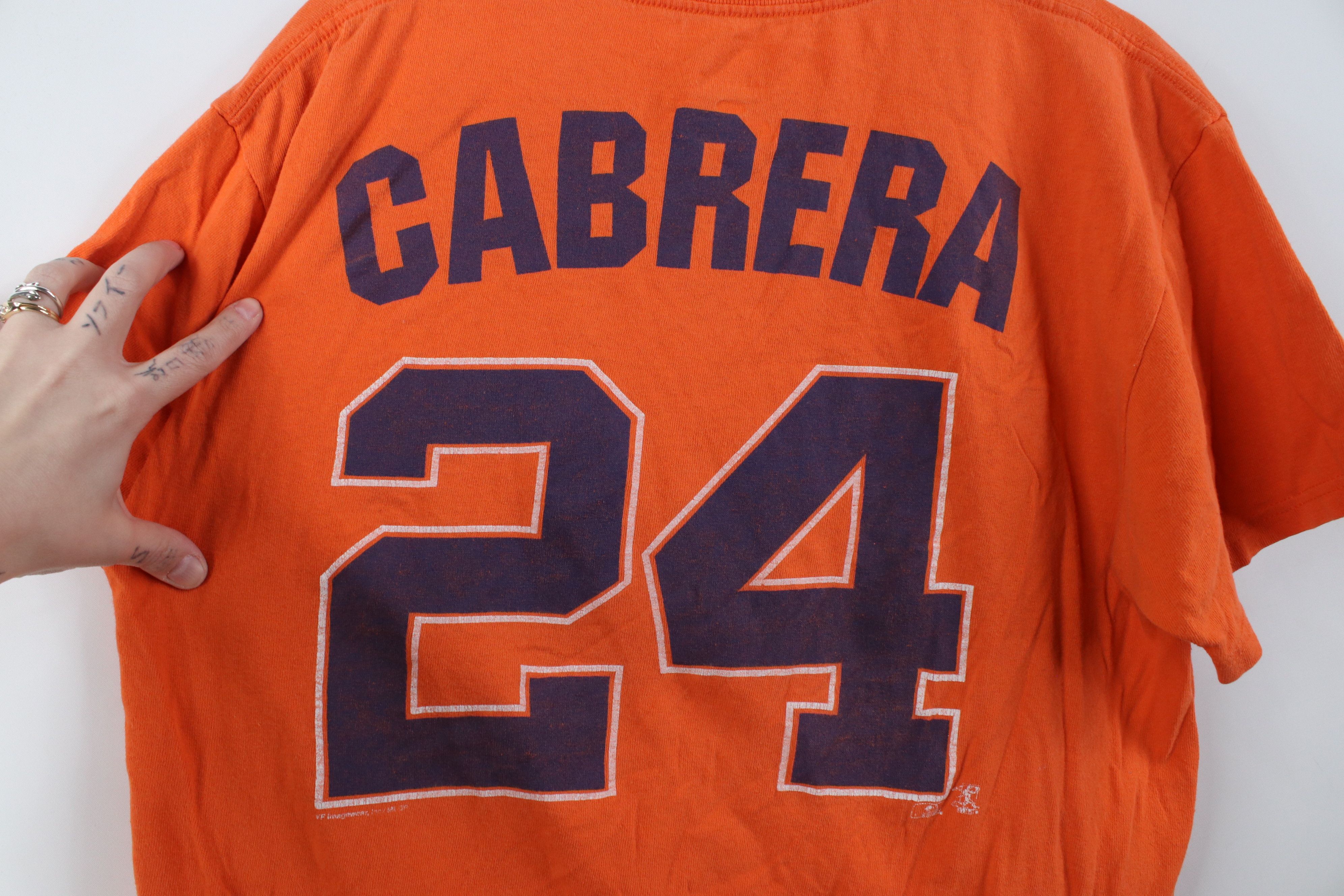 Vintage Vintage Miguel Cabrera Detroit Tigers Jersey T-Shirt Size US M / EU 48-50 / 2 - 12 Thumbnail