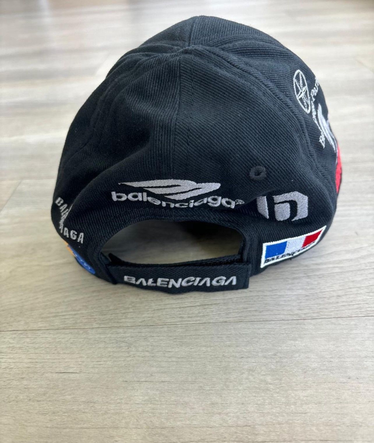 Balenciaga SIZE 💥 Cut Out Top League Racer Cap Hat Size ONE SIZE - 7 Thumbnail