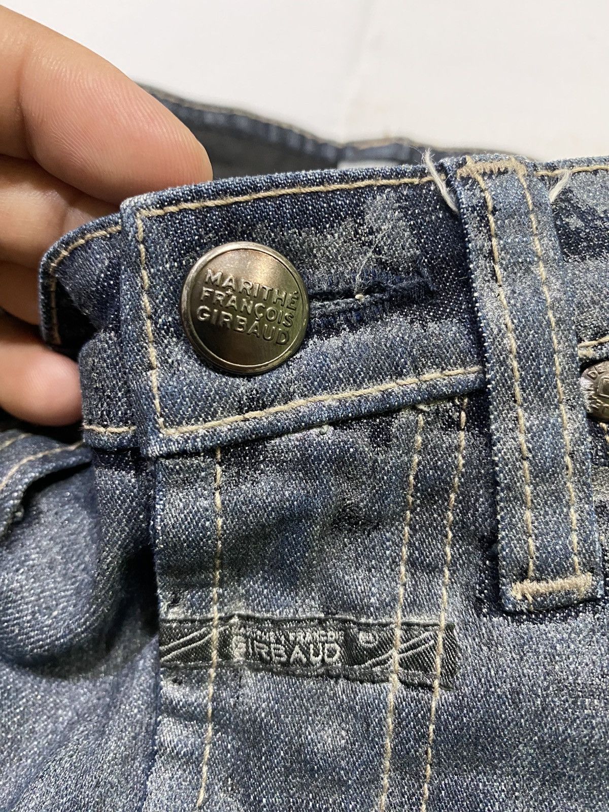 Marithe + Francois Girbaud Japanese brand X Marithe francois girbaud waxed jeans Size US 30 / EU 46 - 15 Thumbnail