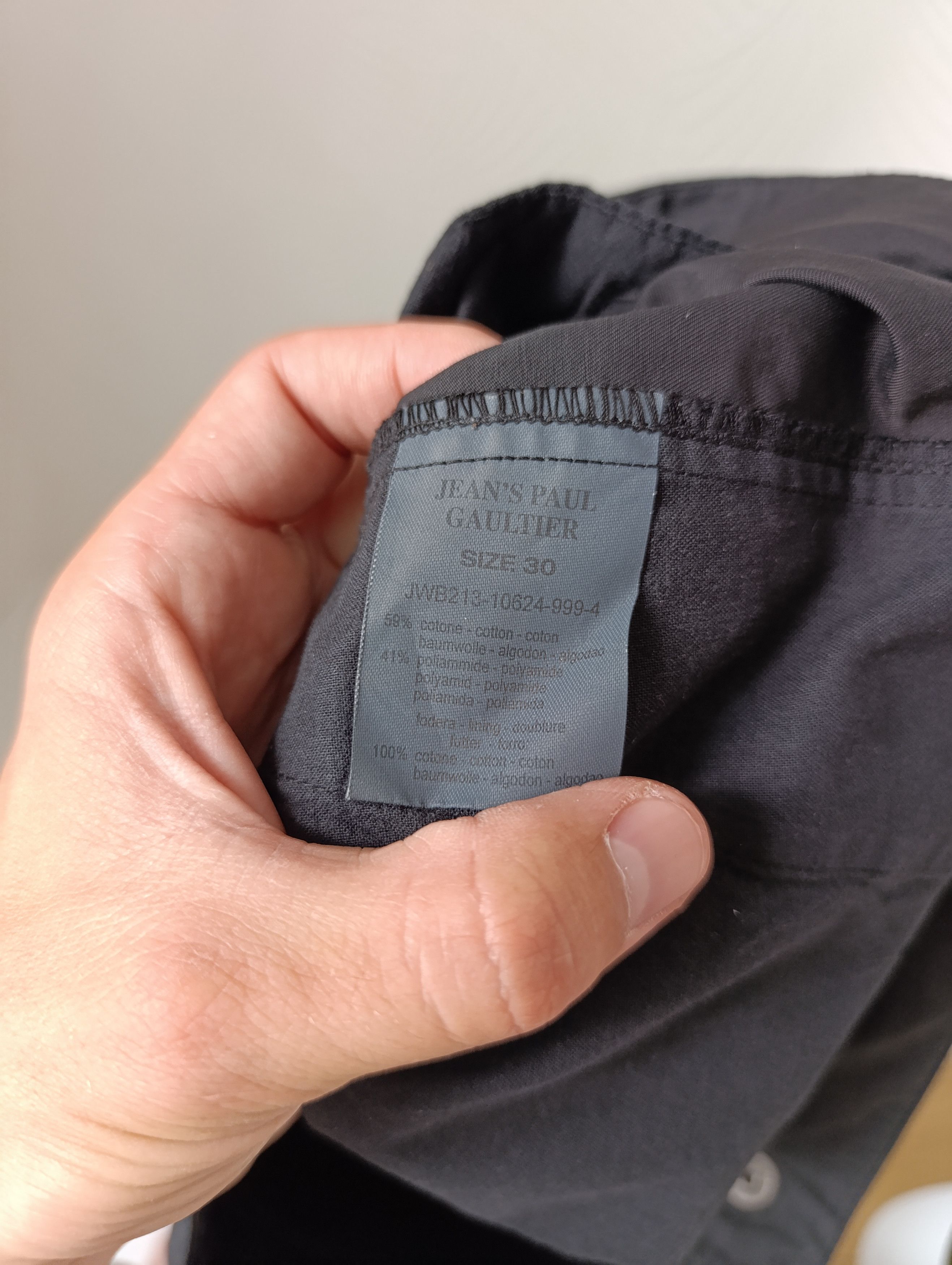 Jean Paul Gaultier JEAN'S PAUL GAULTIER WAIST LOGO TAPING DYED FLARED PANTS Size 30" / US 8 / IT 44 - 15 Thumbnail