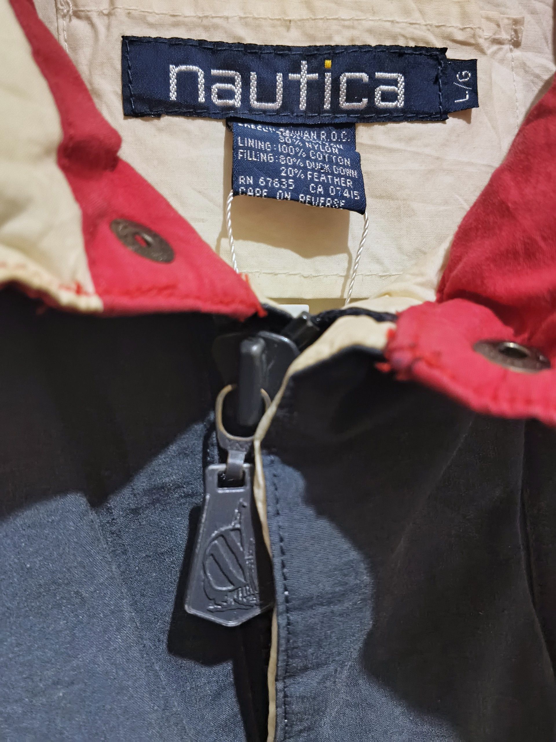 Nautica VINTAGE NAUTICA BOMBERS DOWN JACKET Size US L / EU 52-54 / 3 - 5 Thumbnail