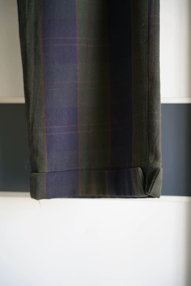 Yohji Yamamoto Yohji Yamamoto Yohji Yamamoto Wool Checkered Trousers 2012 Size US 36 / EU 52 - 4 Thumbnail