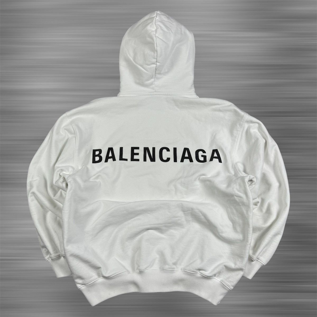 Balenciaga Balenciaga Back Big Logo Hoodie Size US M / EU 48-50 / 2 - 1 Thumbnail