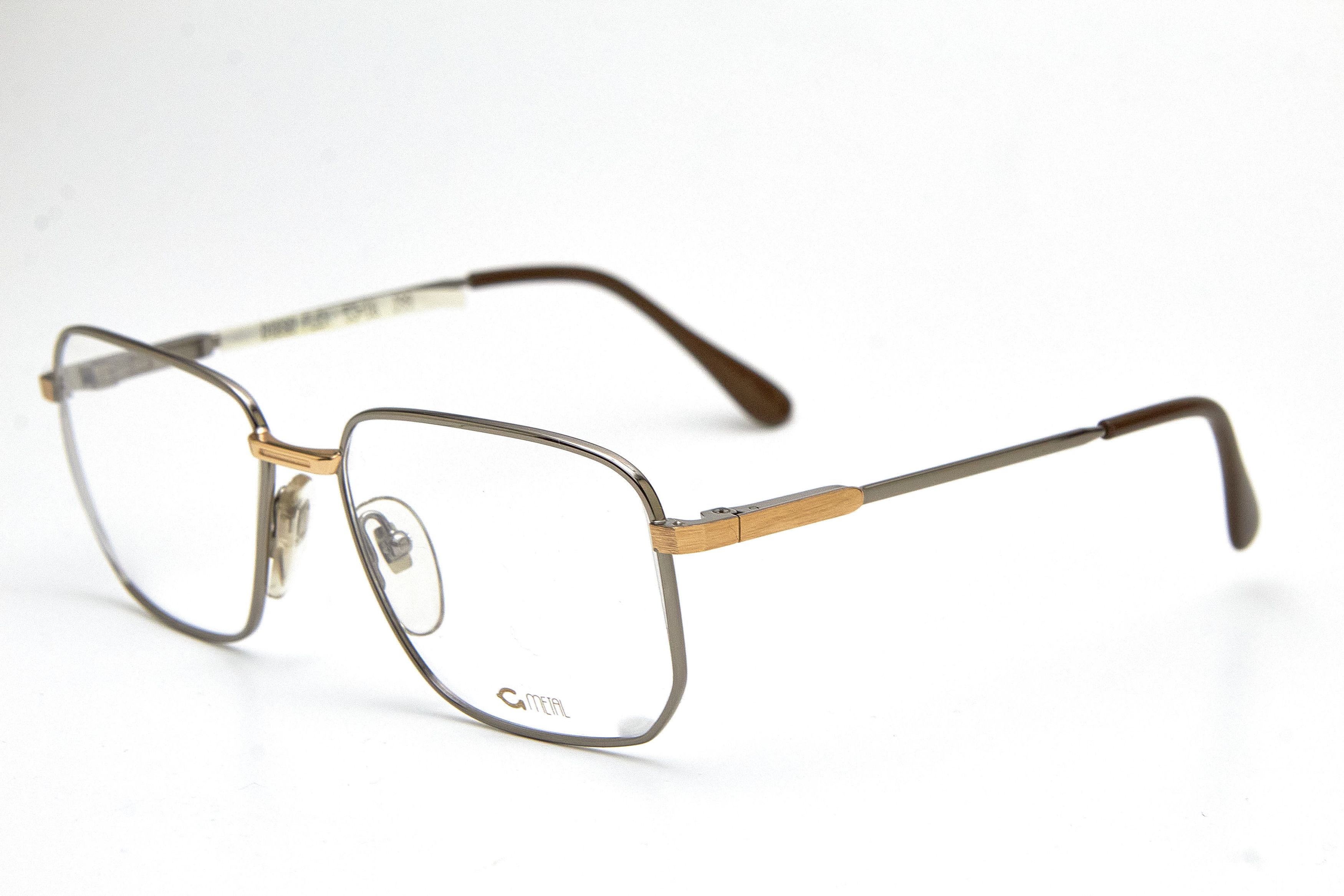 Vintage Old Money GRASSET Gold&Silver Rectangular Quiet Lux Specs Size ONE SIZE - 1 Thumbnail