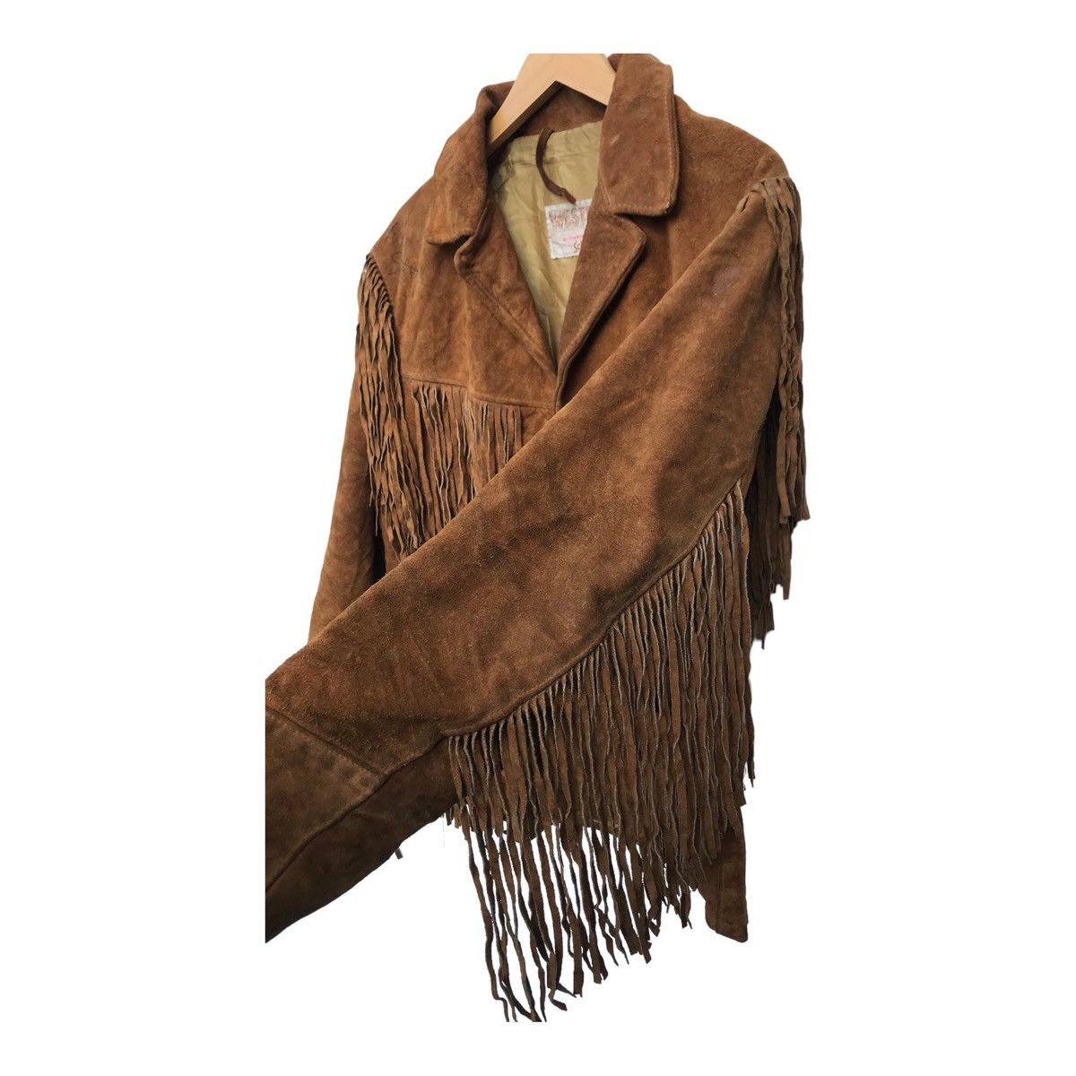 Schott Vintage Schott Western Fringe Suede Leather Cowboy Jacket Size US M / EU 48-50 / 2 - 12 Thumbnail