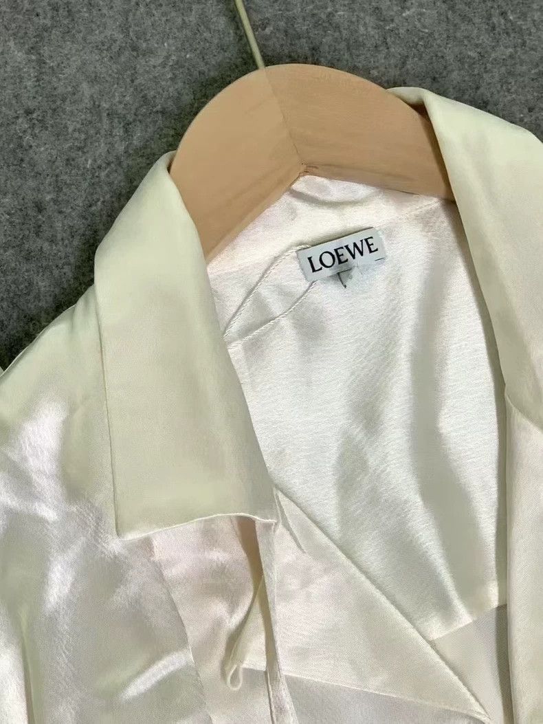 Loewe LOEWE Silk pocket Logo shirt jacket Size XS / US 0-2 / IT 36-38 - 3 Thumbnail