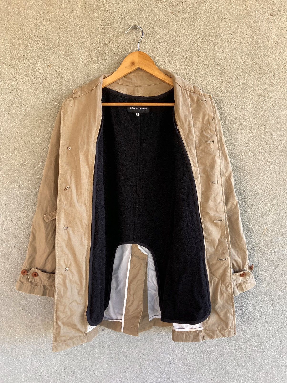 Takeo Kikuchi Vintage Takeo Kikuchi Trench Coat jacket Size US S / EU 44-46 / 1 - 2 Thumbnail
