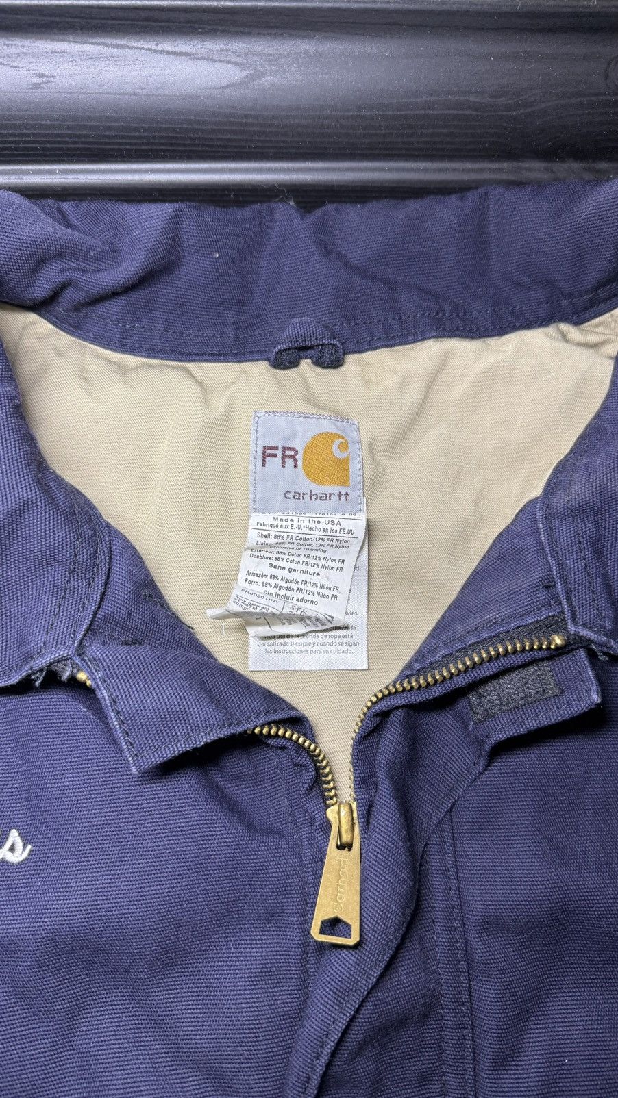 Carhartt Vintage Carhartt Fire Resistant FRJ020 Workwear Bomber Size US XXL / EU 58 / 5 - 6 Thumbnail