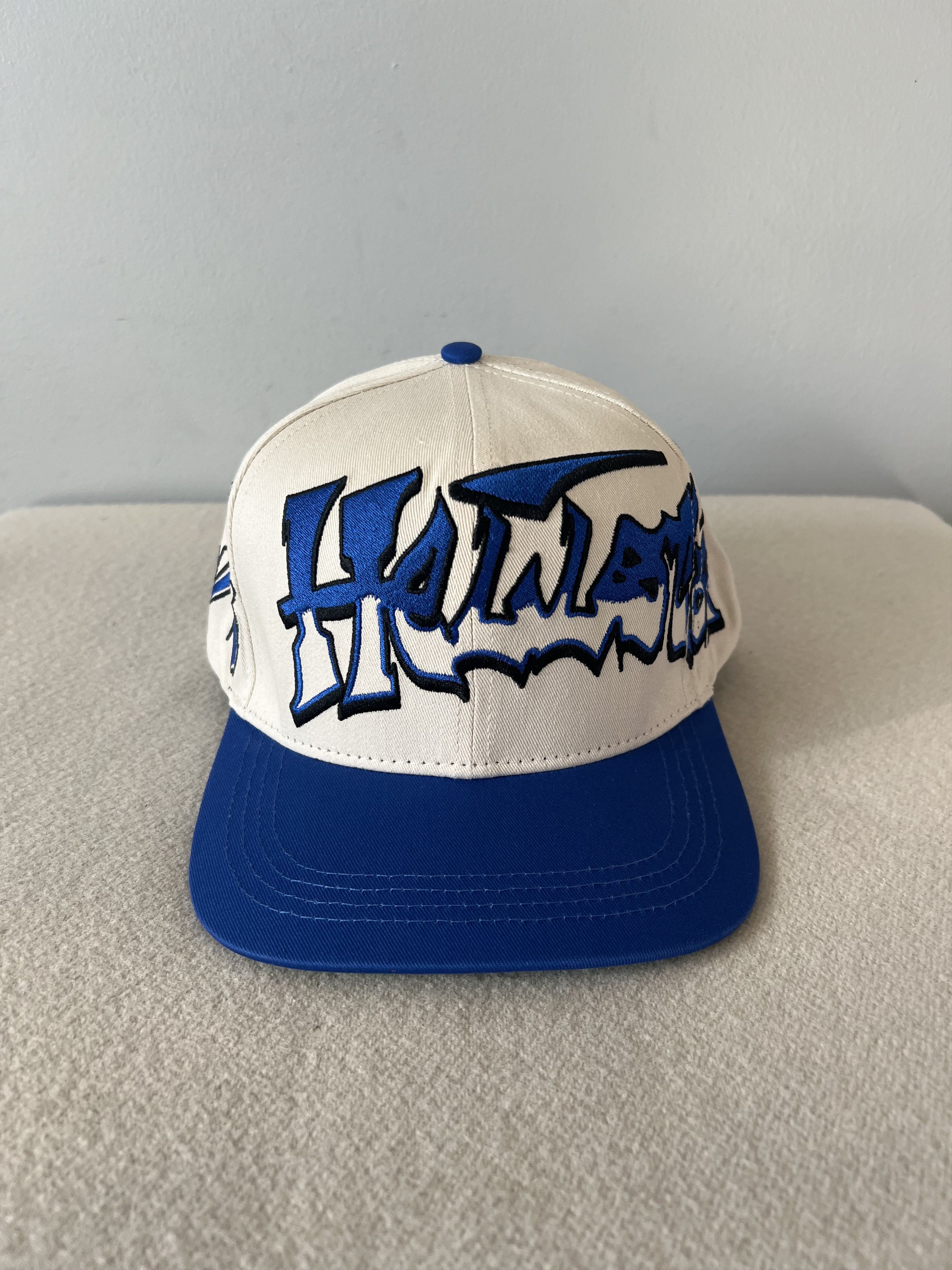 HELLSTAR Hellstar Records Snapback Hat in White Blue Size ONE SIZE - 1 Thumbnail
