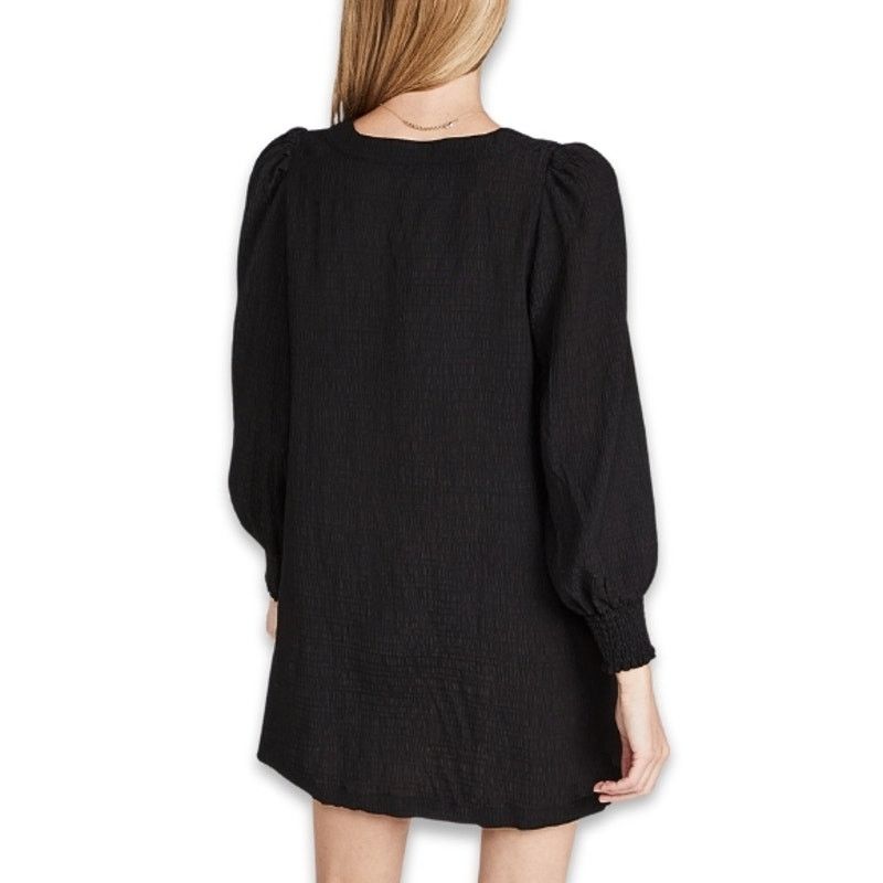 Other BB Dakota x Steve Madden Shift Dress V-Neck Black XS NWOT Size XS / US 0-2 / IT 36-38 - 5 Thumbnail