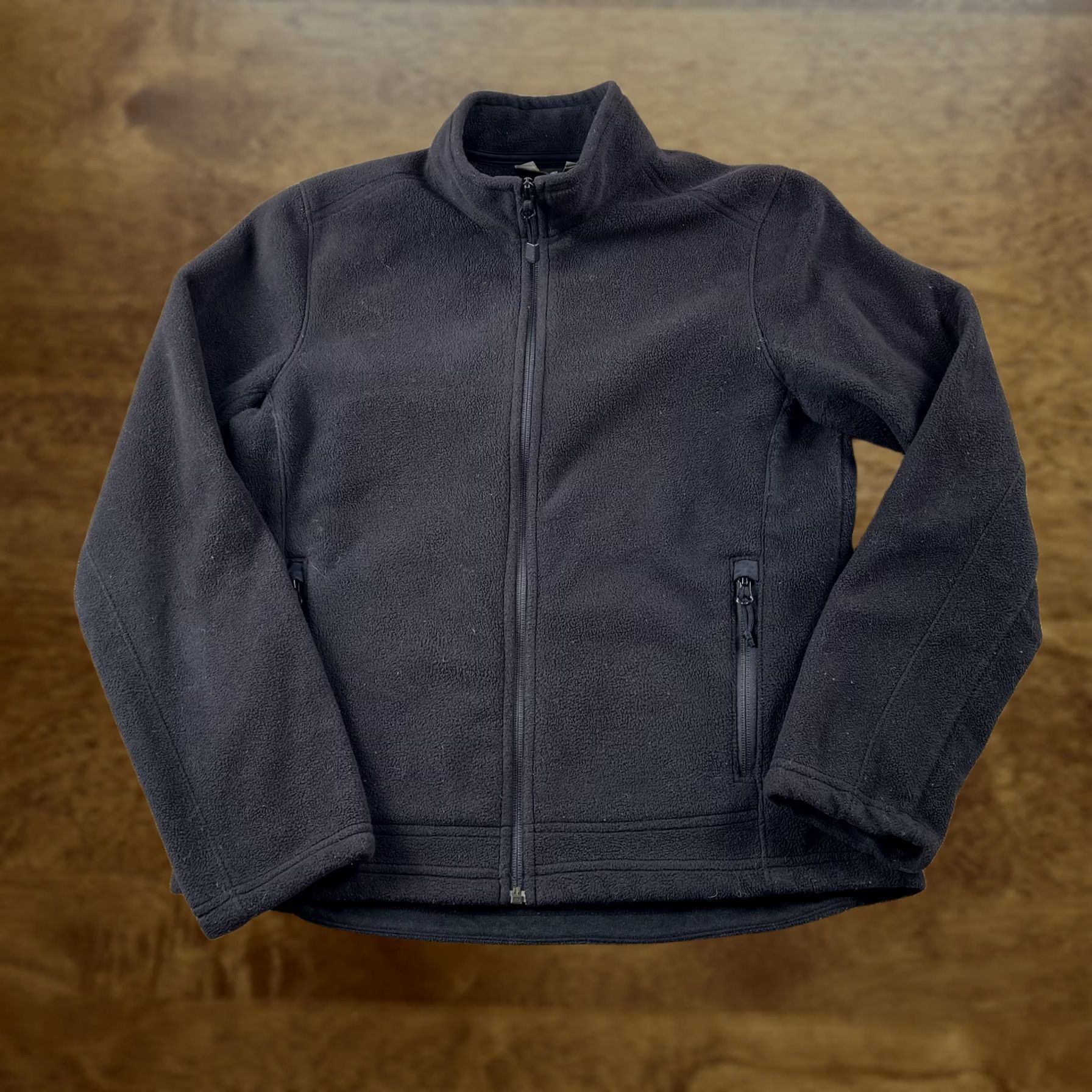 Eddie Bauer Eddie Bauer Fleece Jacket Womens Medium Black Full Zip Collared Pockets Outdoor Size M / US 6-8 / IT 42-44 - 1 Thumbnail