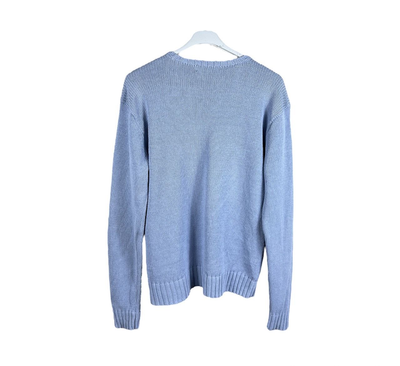 Polo Ralph Lauren Vintage Polo by Ralph Lauren baby blue linen knitted sweater Size US L / EU 52-54 / 3 - 2 Thumbnail
