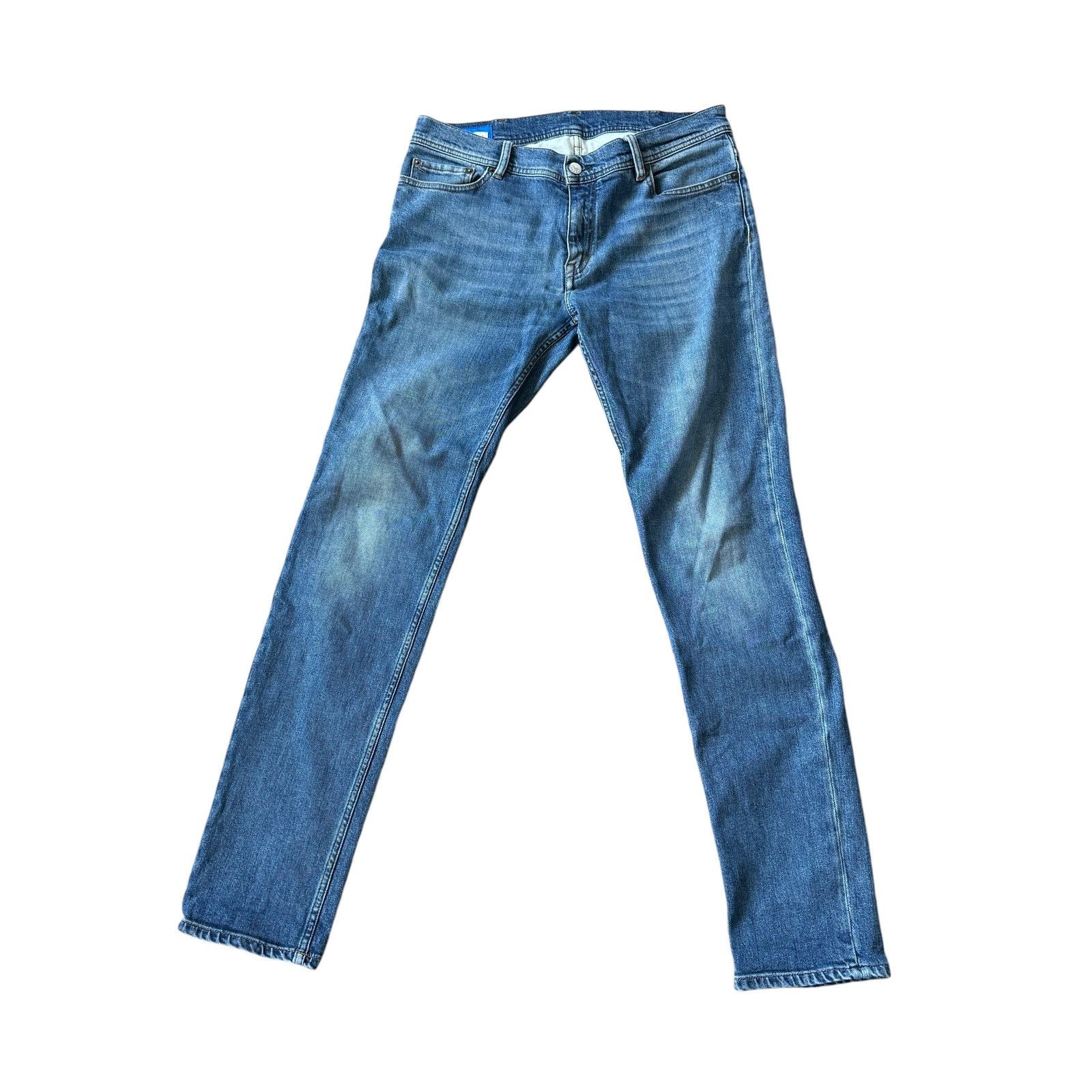 Acne Studios ACNE Studios North Skinny Fit Jean Mid Blue Size US 31 - 2 Thumbnail