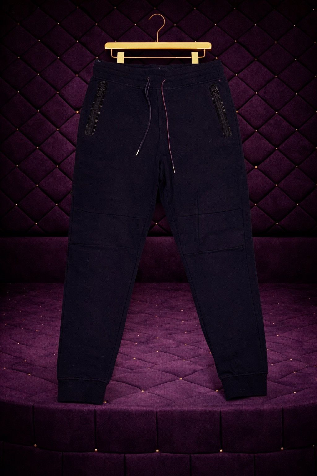 Other NAVY SLIM FIT JOGGER SWEATPANTS Size US 32 / EU 48 - 1 Preview